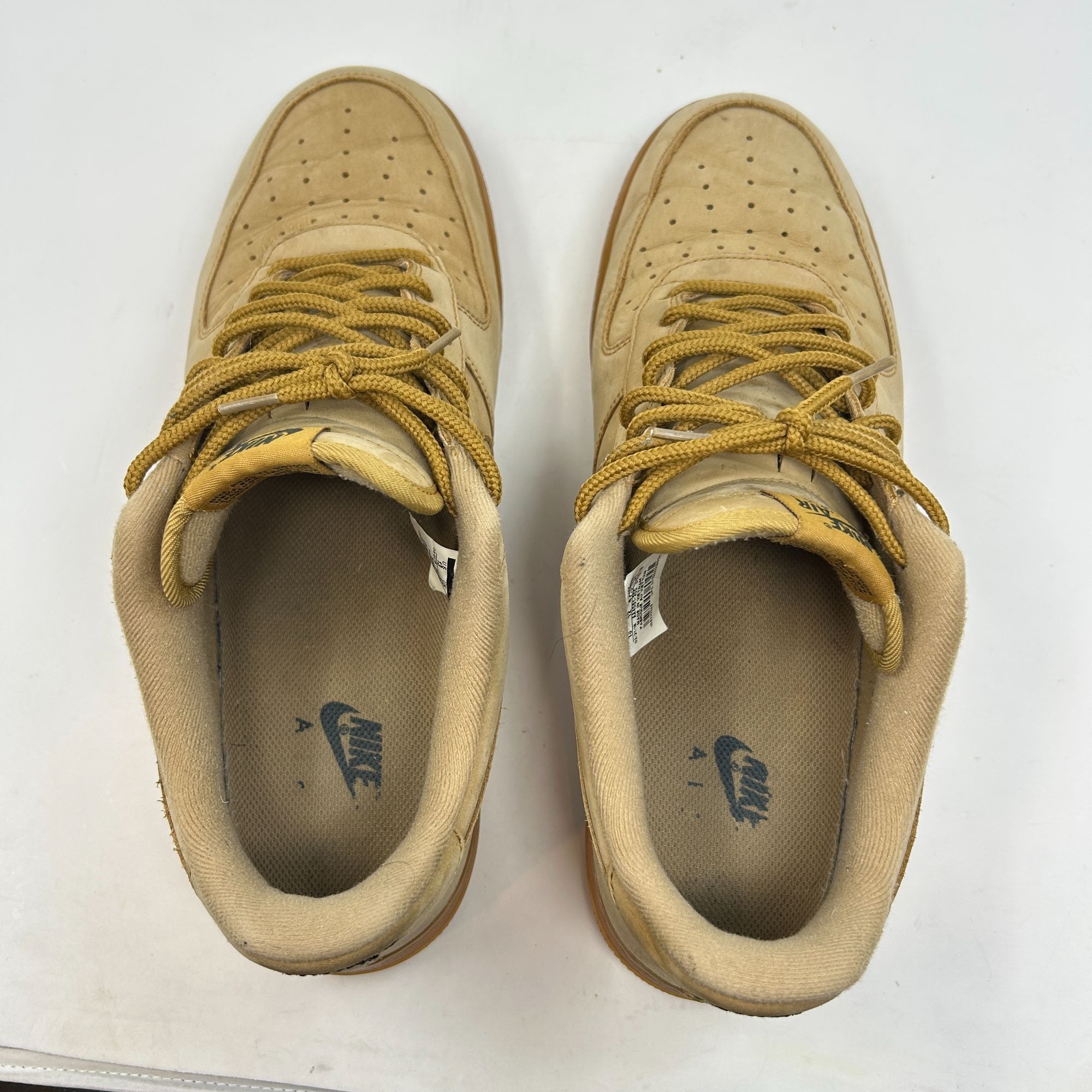 Nike Nike Air Force 1 Low Flax Wheat Gum Nubuck Sneakers AA4061-2 Size US 13 / EU 46 - 7 Thumbnail