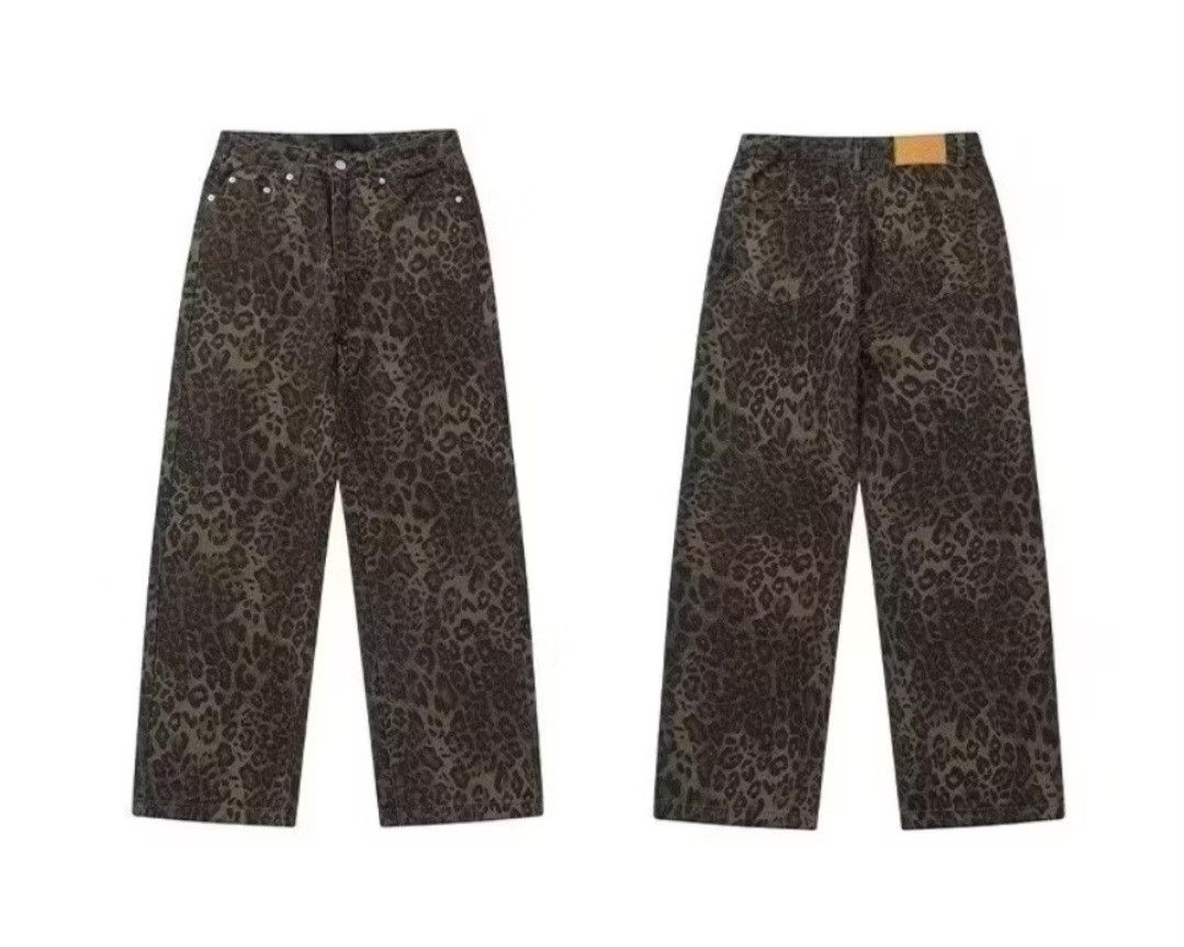 Japanese Brand 💥Leopard style streetwear outdoor pant Size US 29 - 4 Thumbnail