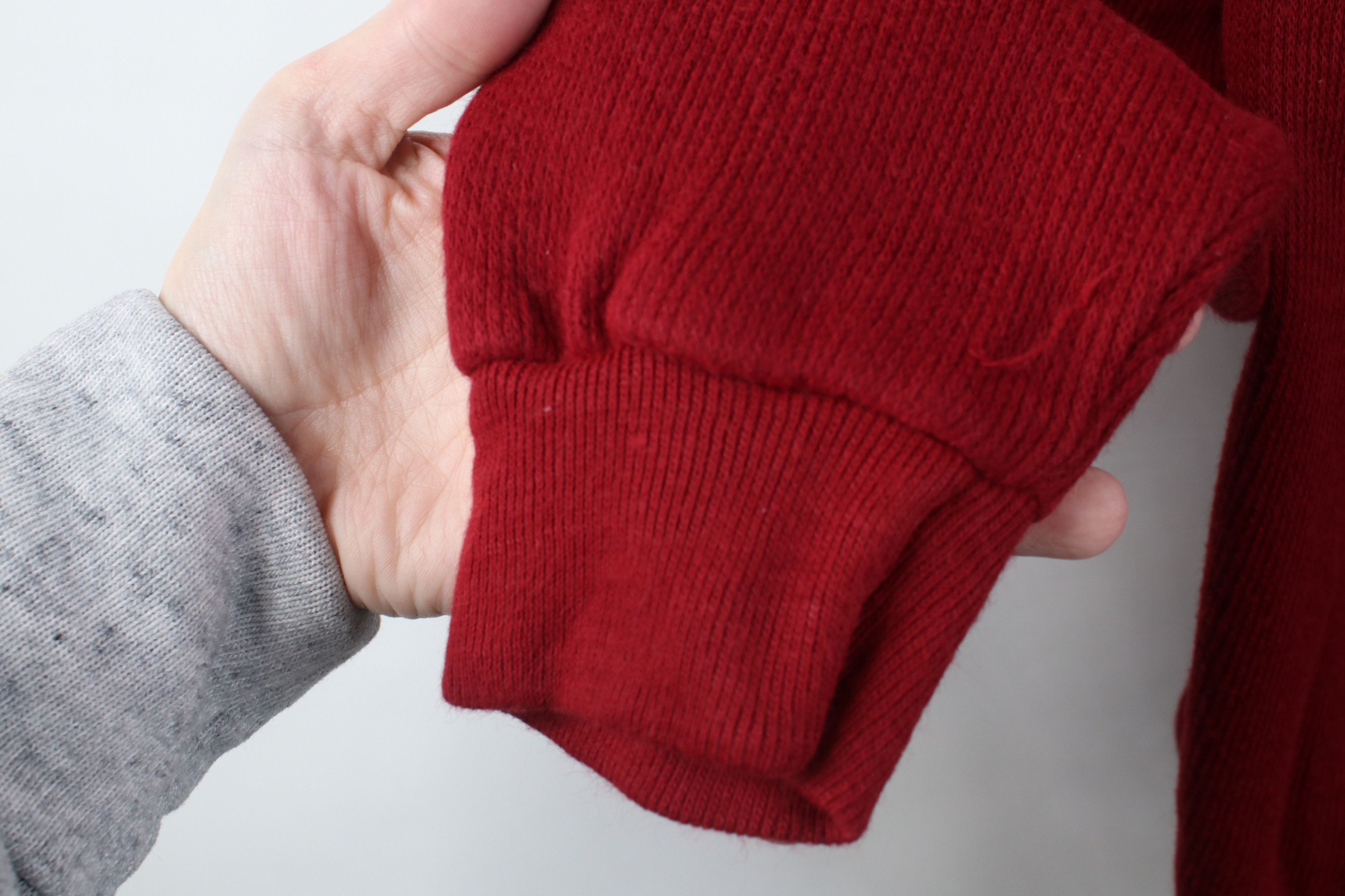 Vintage Vintage 60s 70s Streetwear Ribbed Knit Raglan Sweatshirt USA Size US XL / EU 56 / 4 - 7 Thumbnail