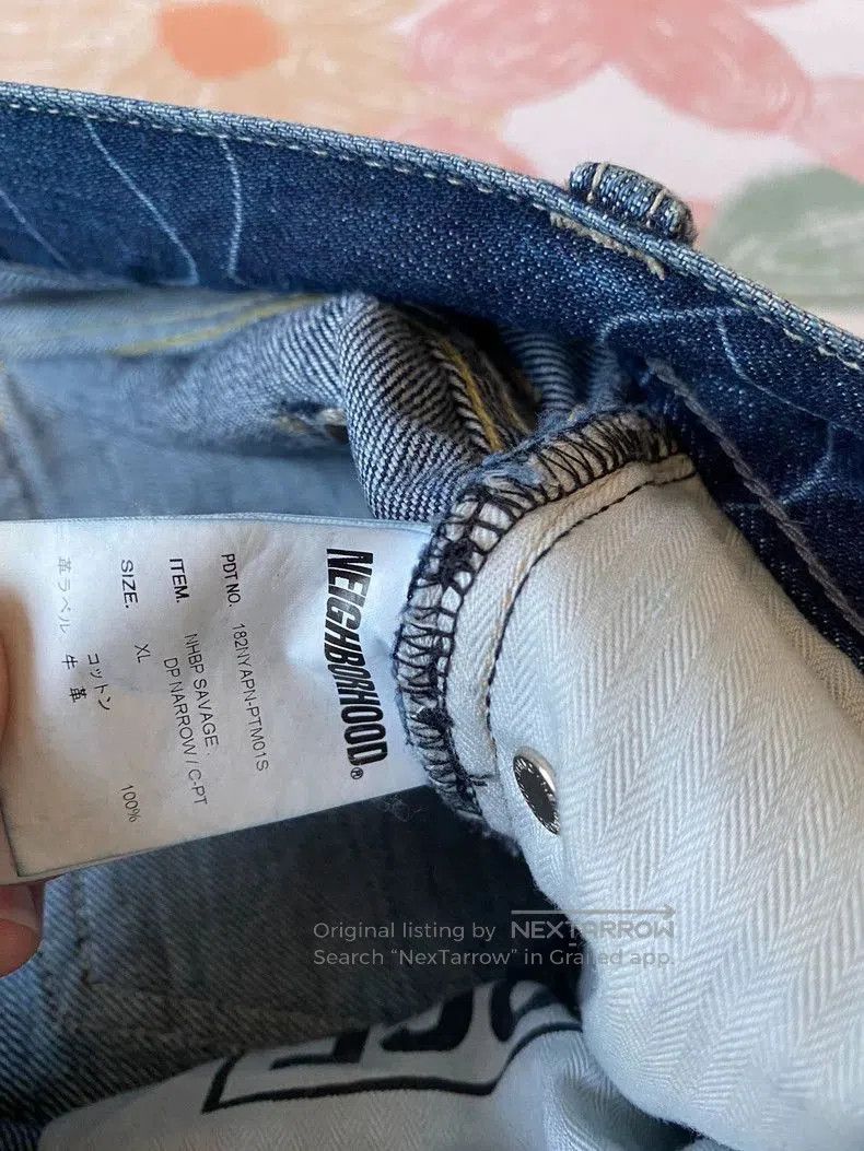 Neighborhood Neighborhood Bape Collaboration Denim Pants. Size US 34 / EU 50 - 2 Thumbnail