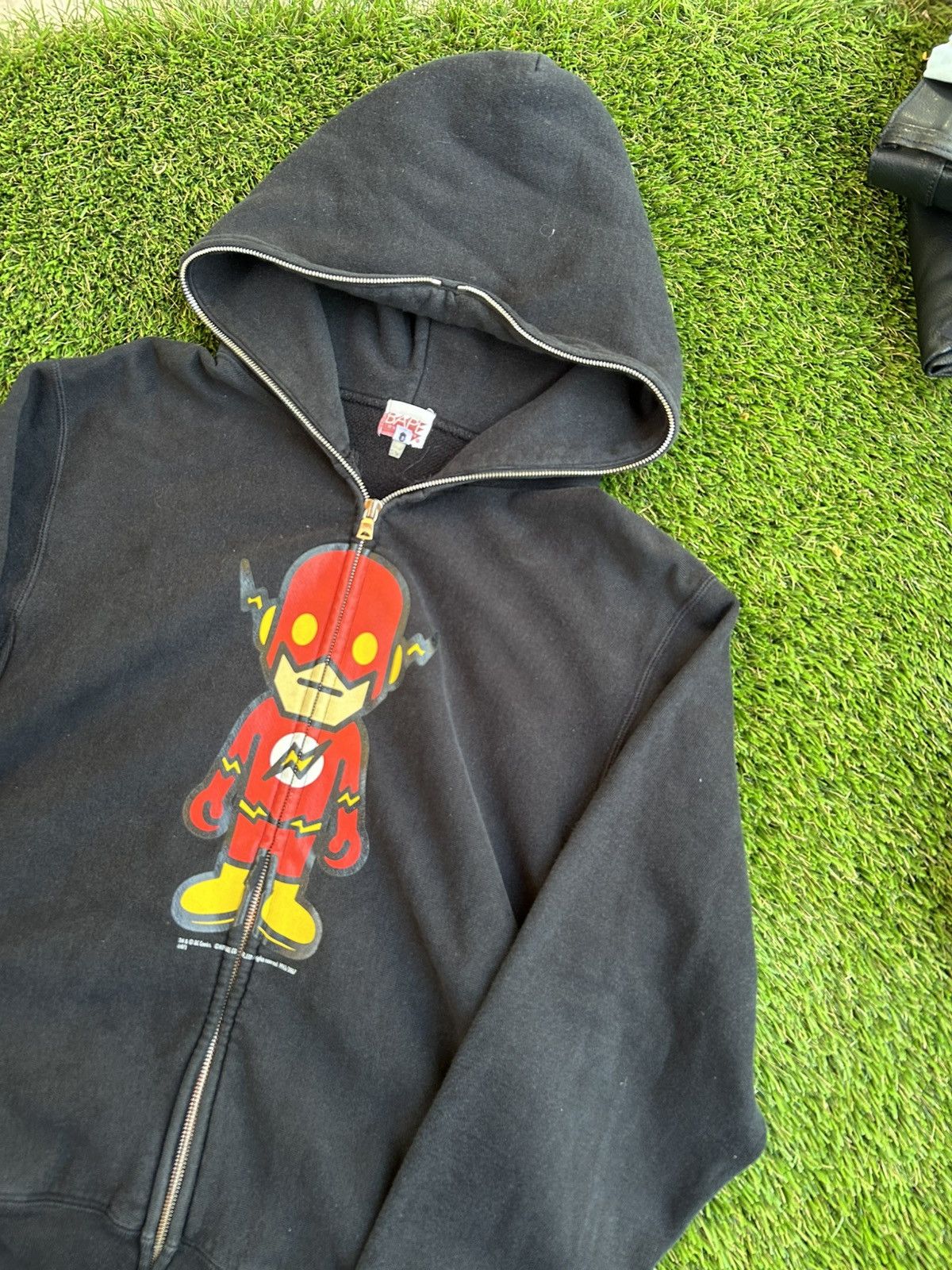 Vintage 2000s BAPE DC Comics Flash NIGO Full Zip Up Hoodie