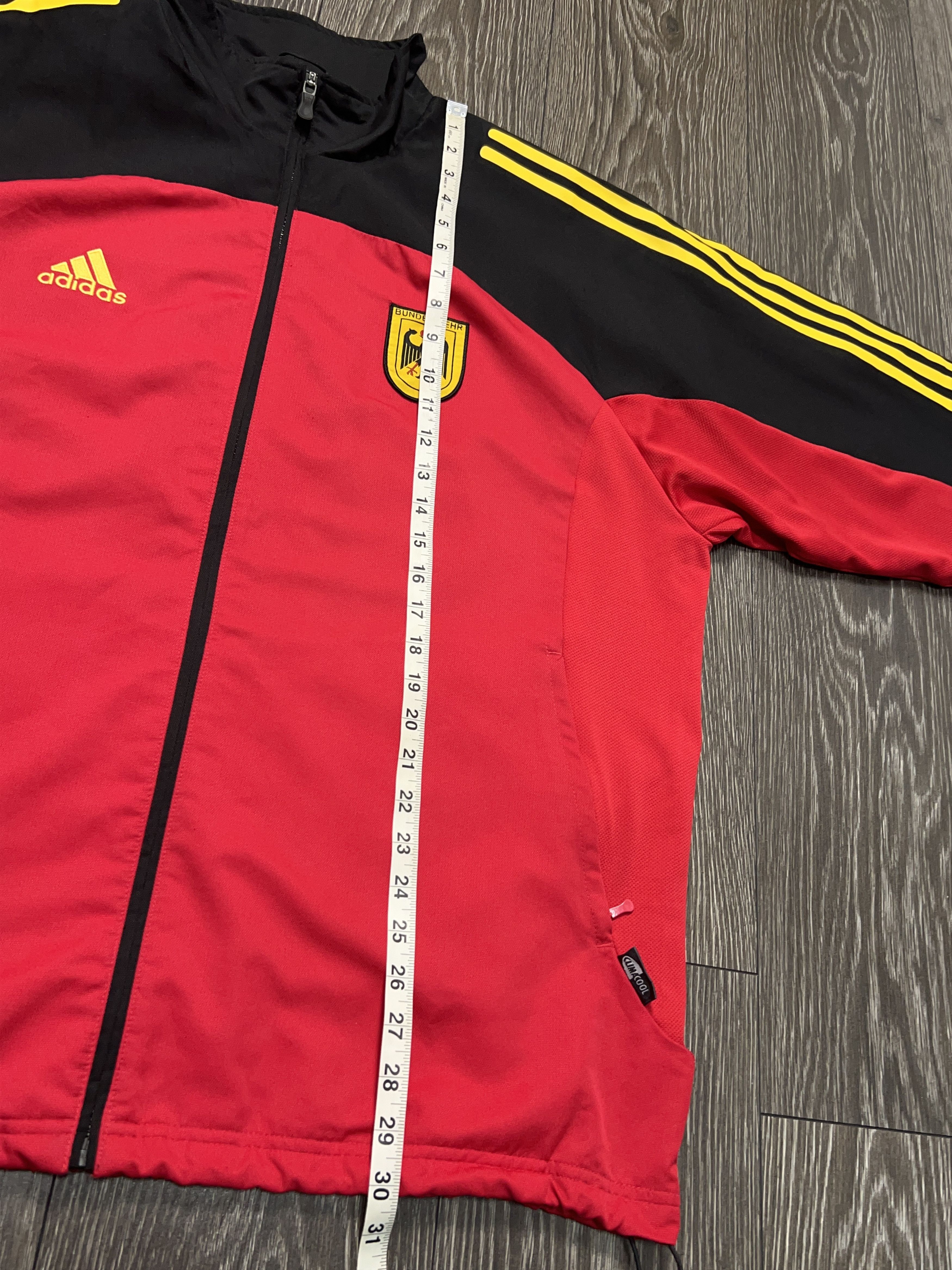 Adidas Germany Bundeswehr Football Soccer Track Anthem Jacket L-XL Size US XL / EU 56 / 4 - 9 Thumbnail