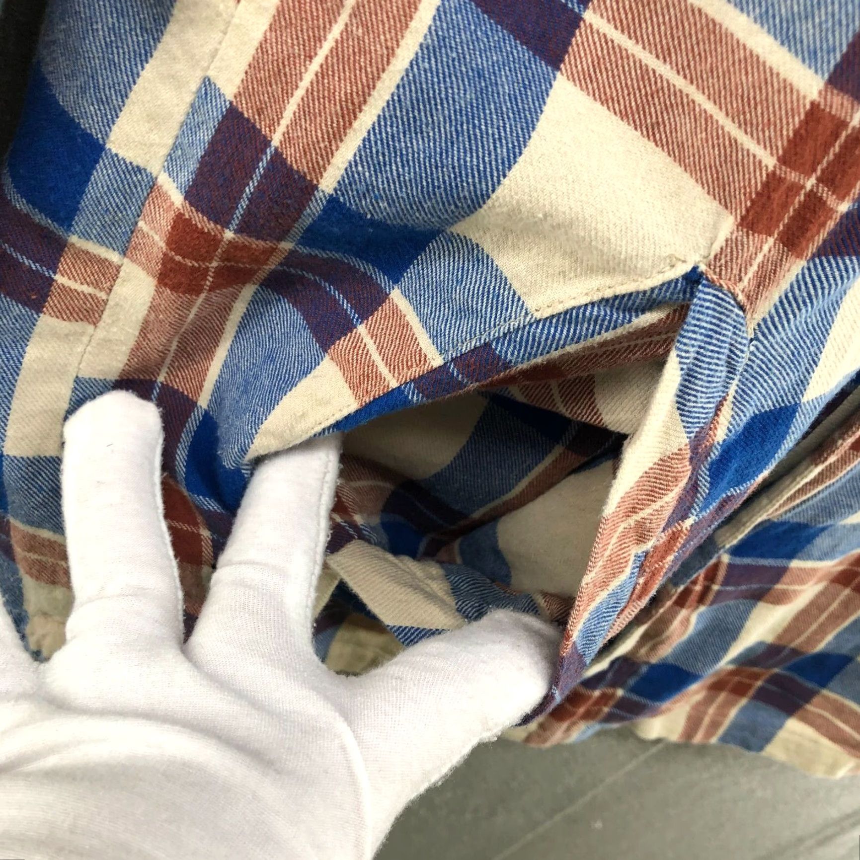 Element VINTAGE Element Shirt Jacket Men S Hooded Flannel Shacket Blue Beige Plaid Zip Winter Outdoor Chore Jacket Mens S Size US S / EU 44-46 / 1 - 6 Thumbnail