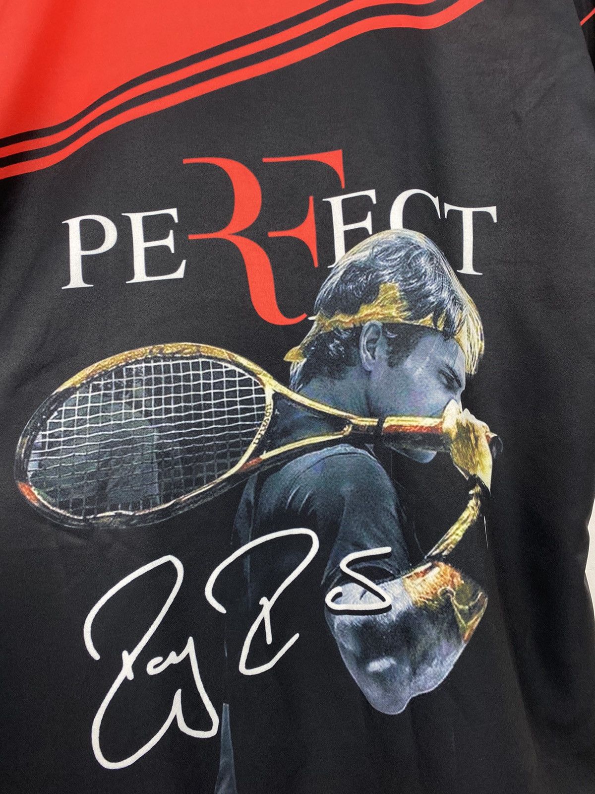 Vintage Roger Federer RF Anniversary Tennis Button Shirt Nadal Size US L / EU 52-54 / 3 - 10 Thumbnail