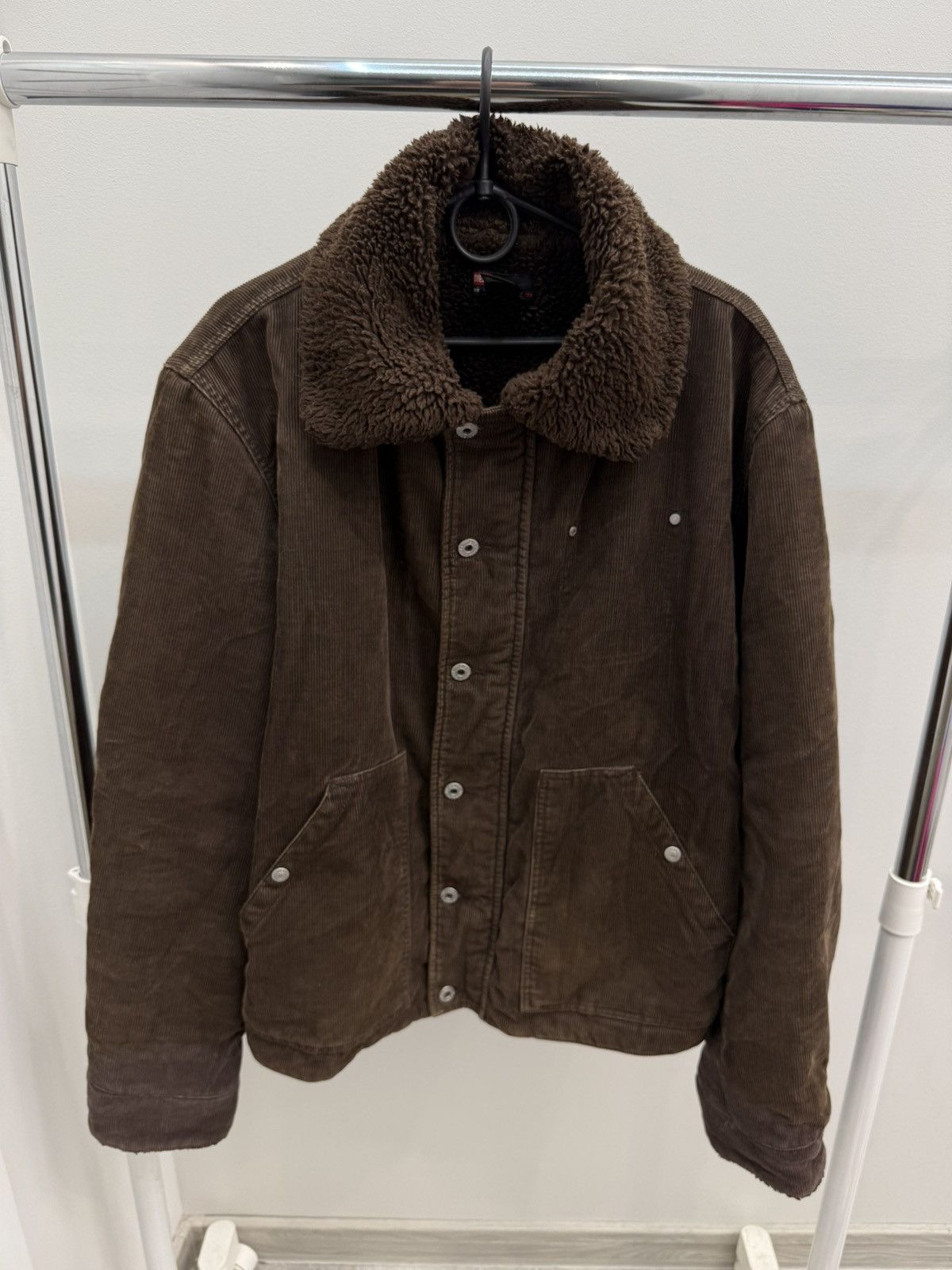 Vintage Diesel Corduroy Sherpa Denim Jaket