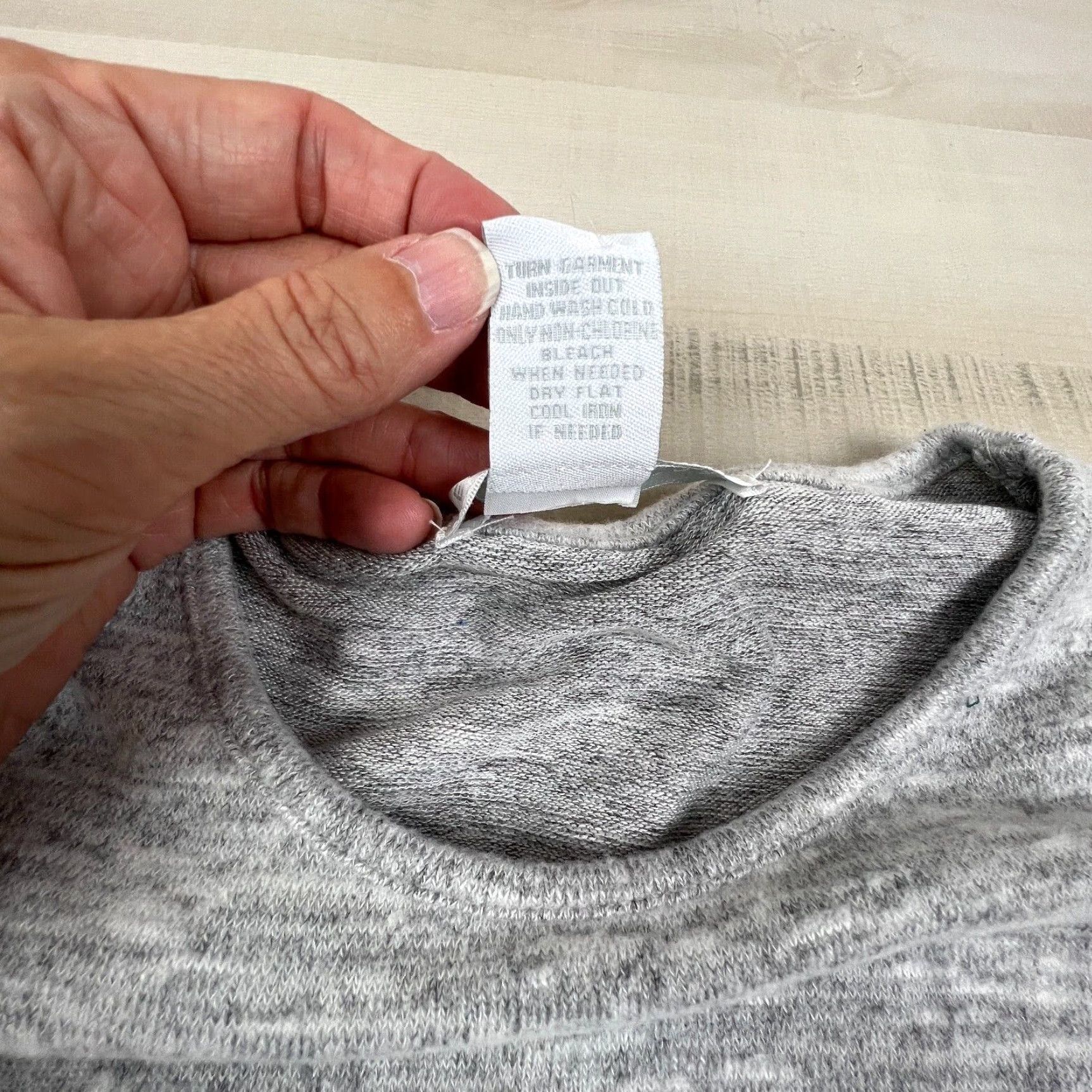 Vintage Design History Womens Sweater Large Extra Large Gray Ruffled Long Sleeves Soft Casual New Size L / US 10 / IT 46 - 4 Thumbnail