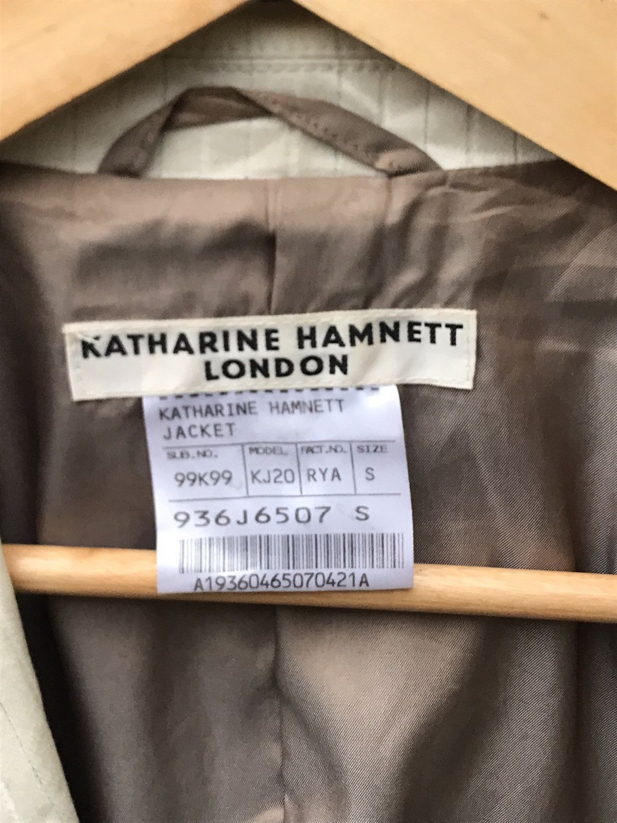 Japanese Brand × Katharine Hamnett London × Vintage 💥Vintage Y2K Katharine Hamnett London Jacket Size US S / EU 44-46 / 1 - 8 Thumbnail