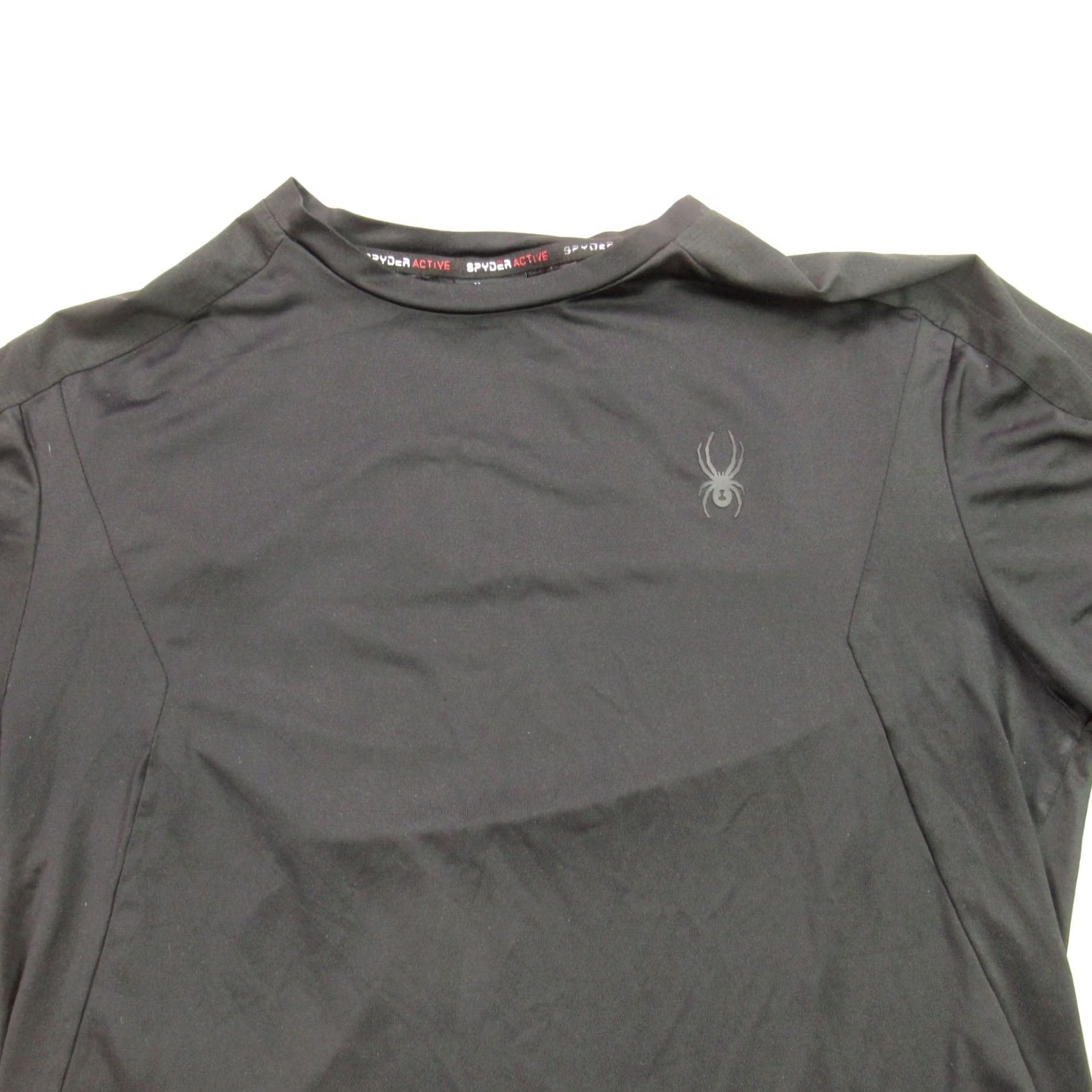 Spyder Spyder Shirt Mens Short Sleeve Crew Neck Outdoors Lightweight Black Size US M / EU 48-50 / 2 - 3 Thumbnail