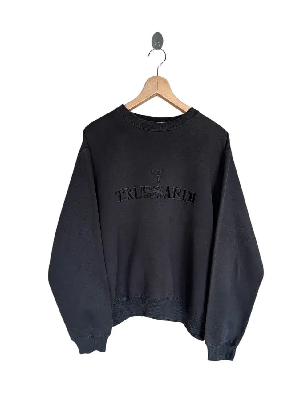 Trussardi Vintage Trussardi Spell Out Sweatshirt Size US M / EU 48-50 / 2 - 1 Thumbnail
