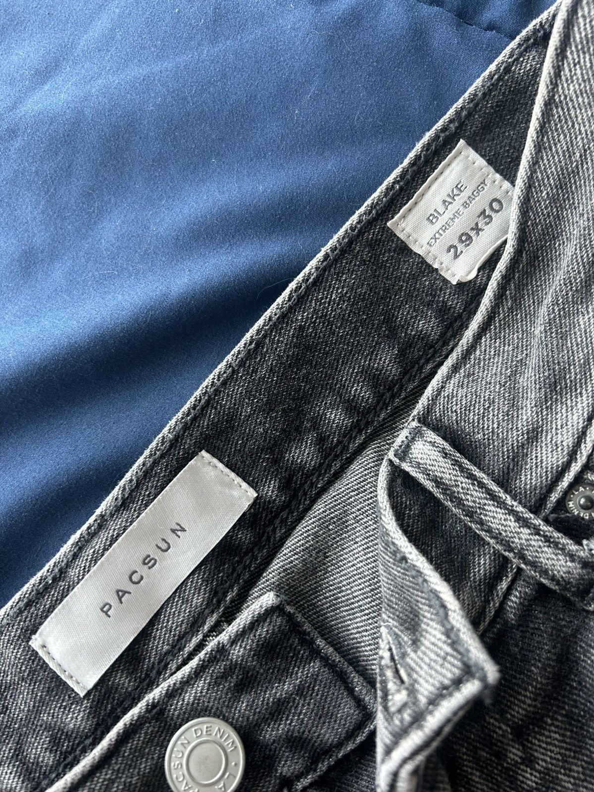Pacsun pacsun blake extreme baggy chain grey Size US 29 - 2 Thumbnail