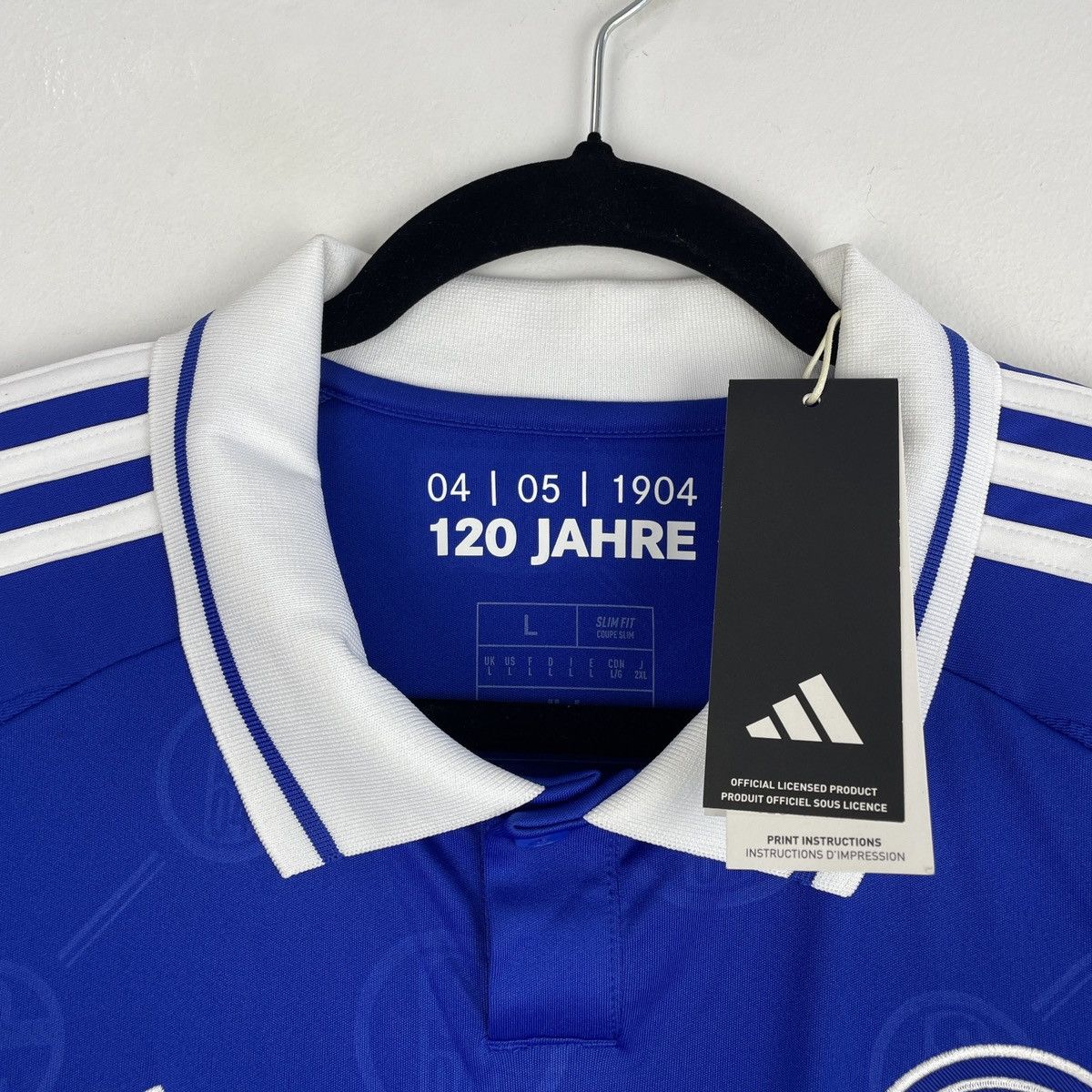 Adidas Schalke 04 Home Adidas Jersey Shirt 2024/2025 size L BNWT Size US L / EU 52-54 / 3 - 3 Thumbnail