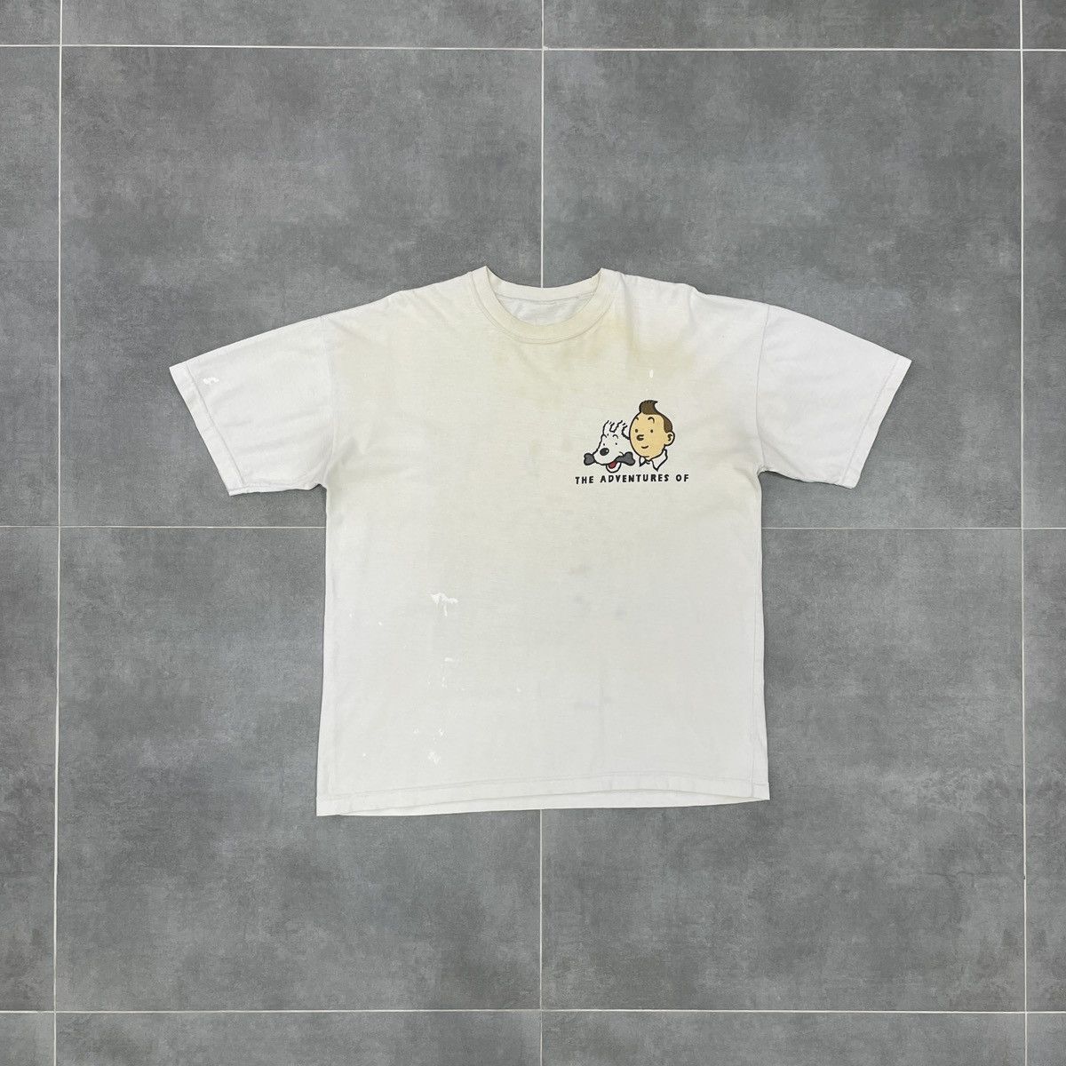 Vintage Vintage The Adventures Of Tintin T-Shirt Size M Size US M / EU 48-50 / 2 - 4 Thumbnail