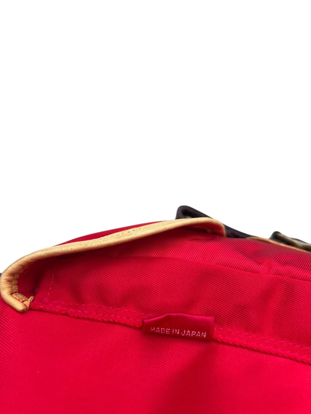 Porter Vintage Porter by Yoshida Red Nylon Leather Backpack Bag Size ONE SIZE - 11 Thumbnail