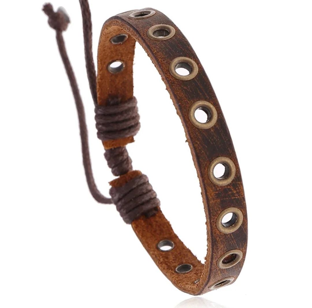 Japanese Brand Steameye Leather Bracelet Size ONE SIZE - 1 Thumbnail