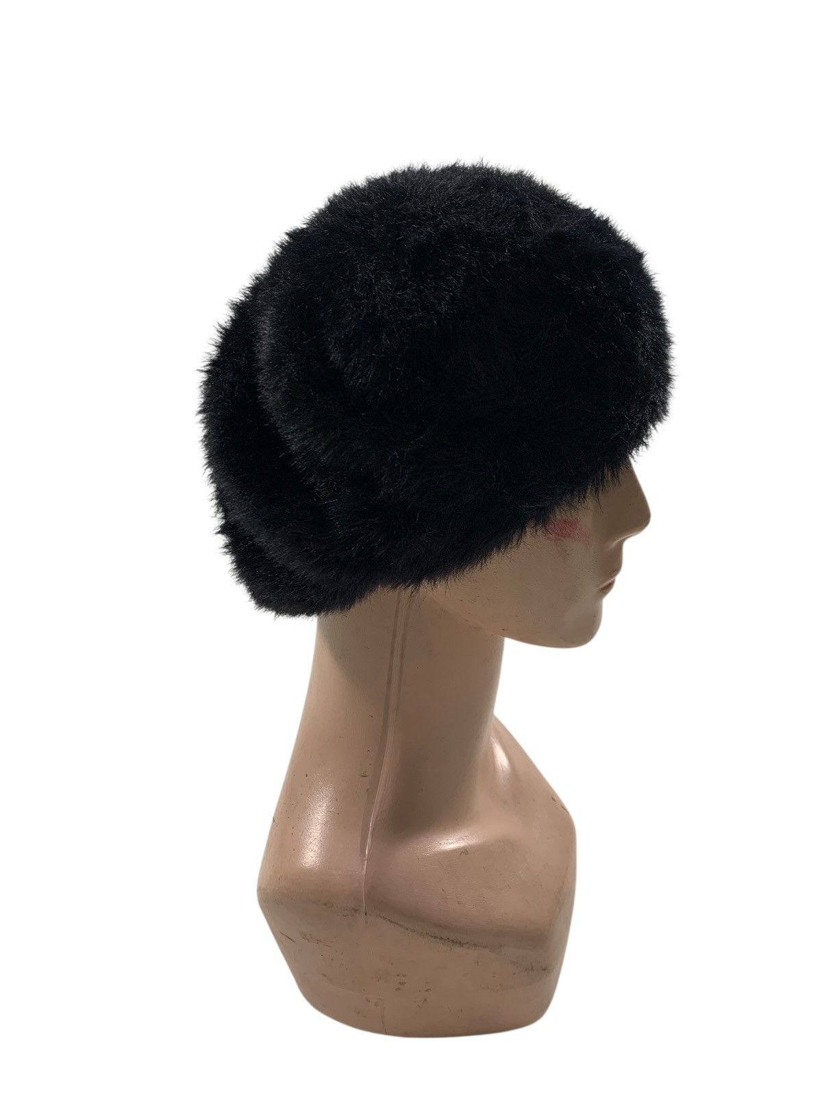 Japanese Brand Fuzzy mohair beanie hats rare Size ONE SIZE - 3 Thumbnail
