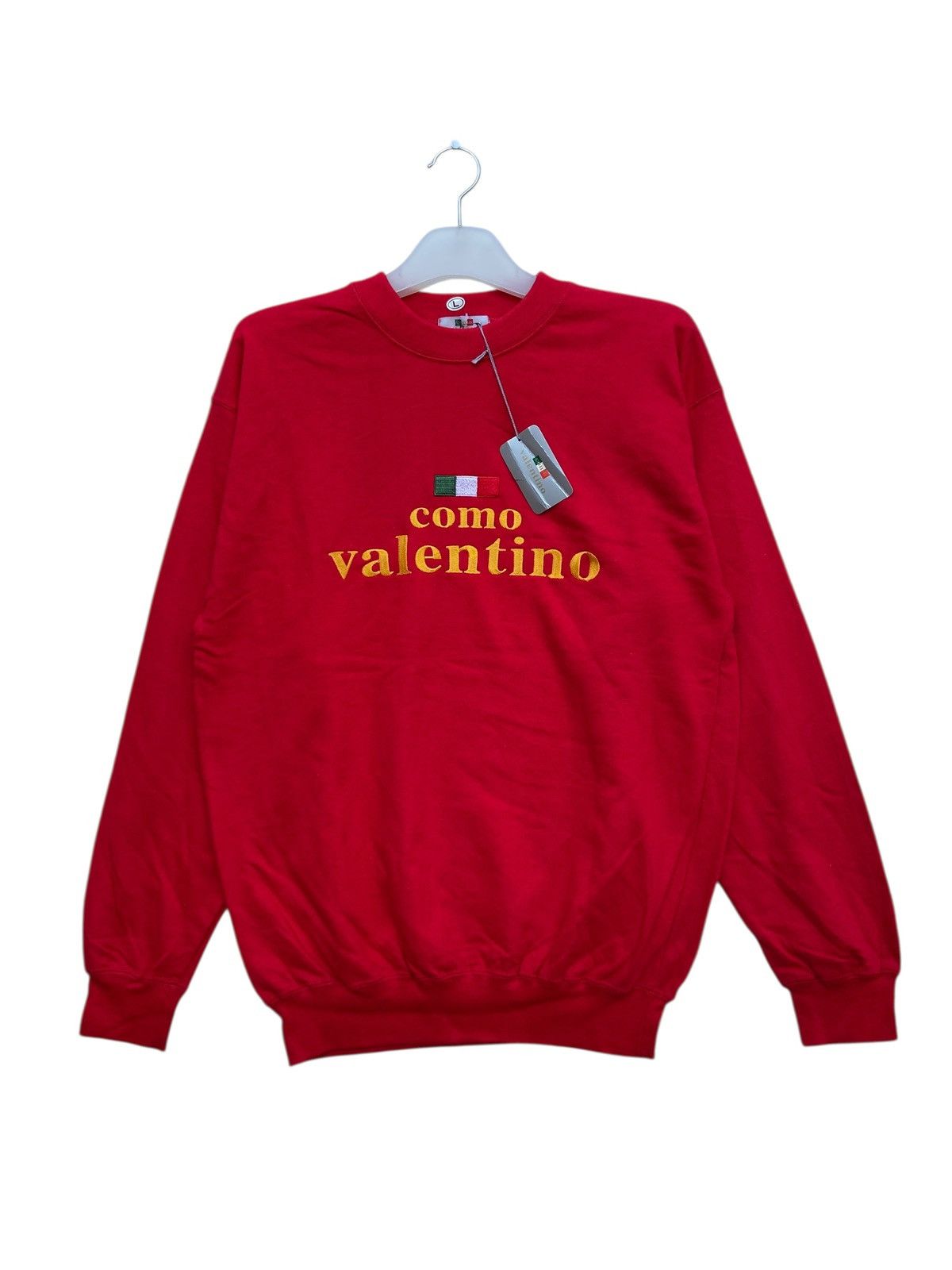 Valentino Vintage Como Valentino Spellout Sweatshirt Size US M / EU 48-50 / 2 - 1 Thumbnail