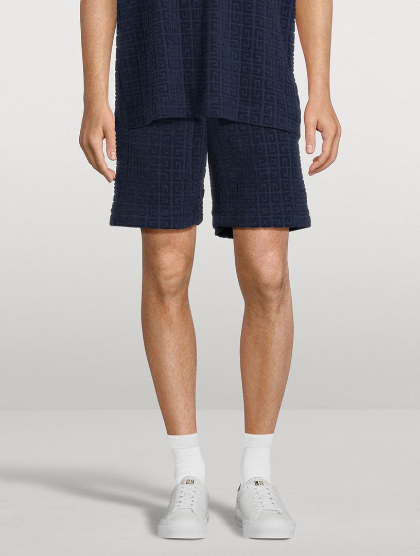 Givenchy oc11z0725 Towelling Bermuda Shorts in Blue Size US 36 / EU 52 - 3 Thumbnail