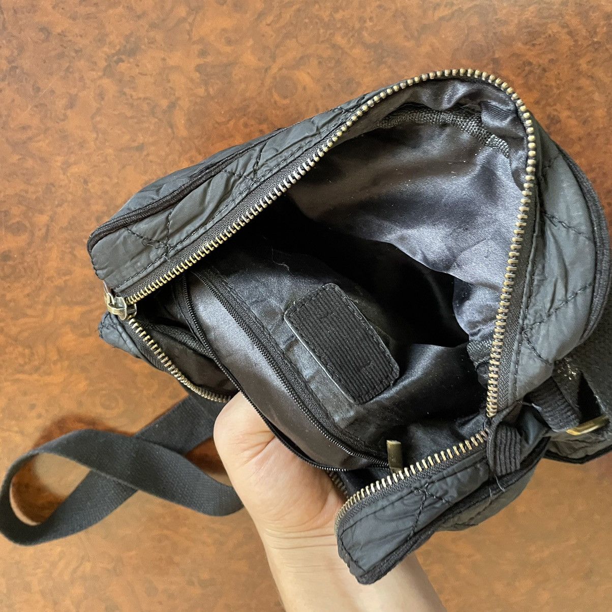 Barbour × If Six Was Nine × Japanese Brand 90s Barbour black bag old money luxury chrome punk mercer Size ONE SIZE - 6 Thumbnail