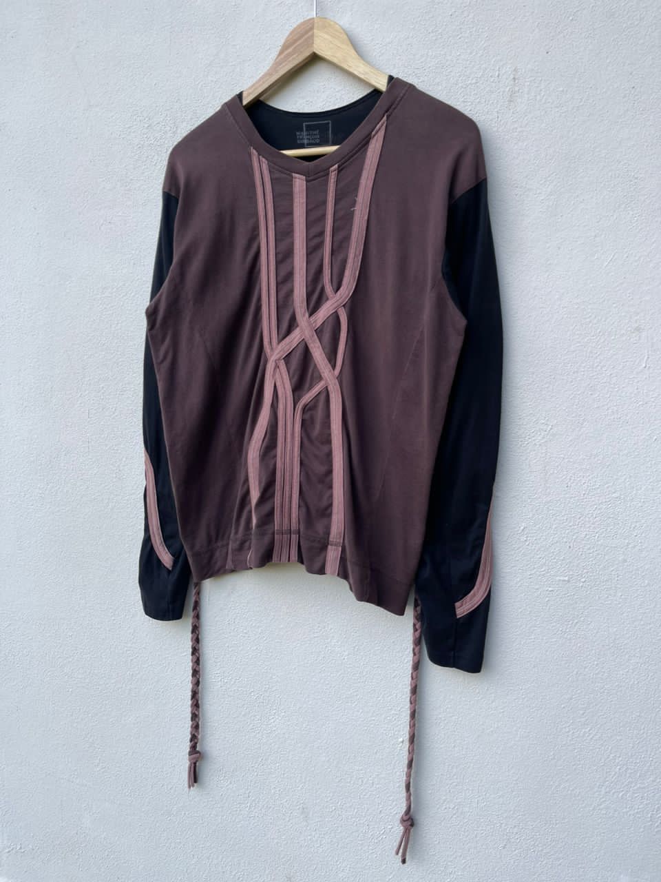 Japanese Brand Marithe Francois Girbaud Design Longsleeve Tee Size M / US 6-8 / IT 42-44 - 2 Thumbnail
