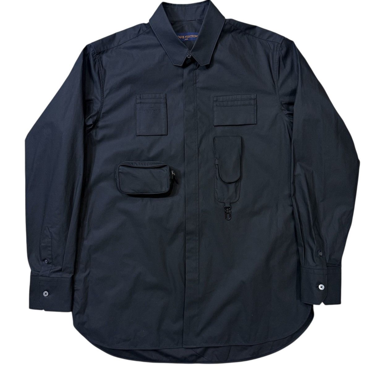 Louis Vuitton LOUIS VUITTON 2019AW ×Virgil Abloh Multi-Pocket Shirt Size US M / EU 48-50 / 2 - 1 Thumbnail