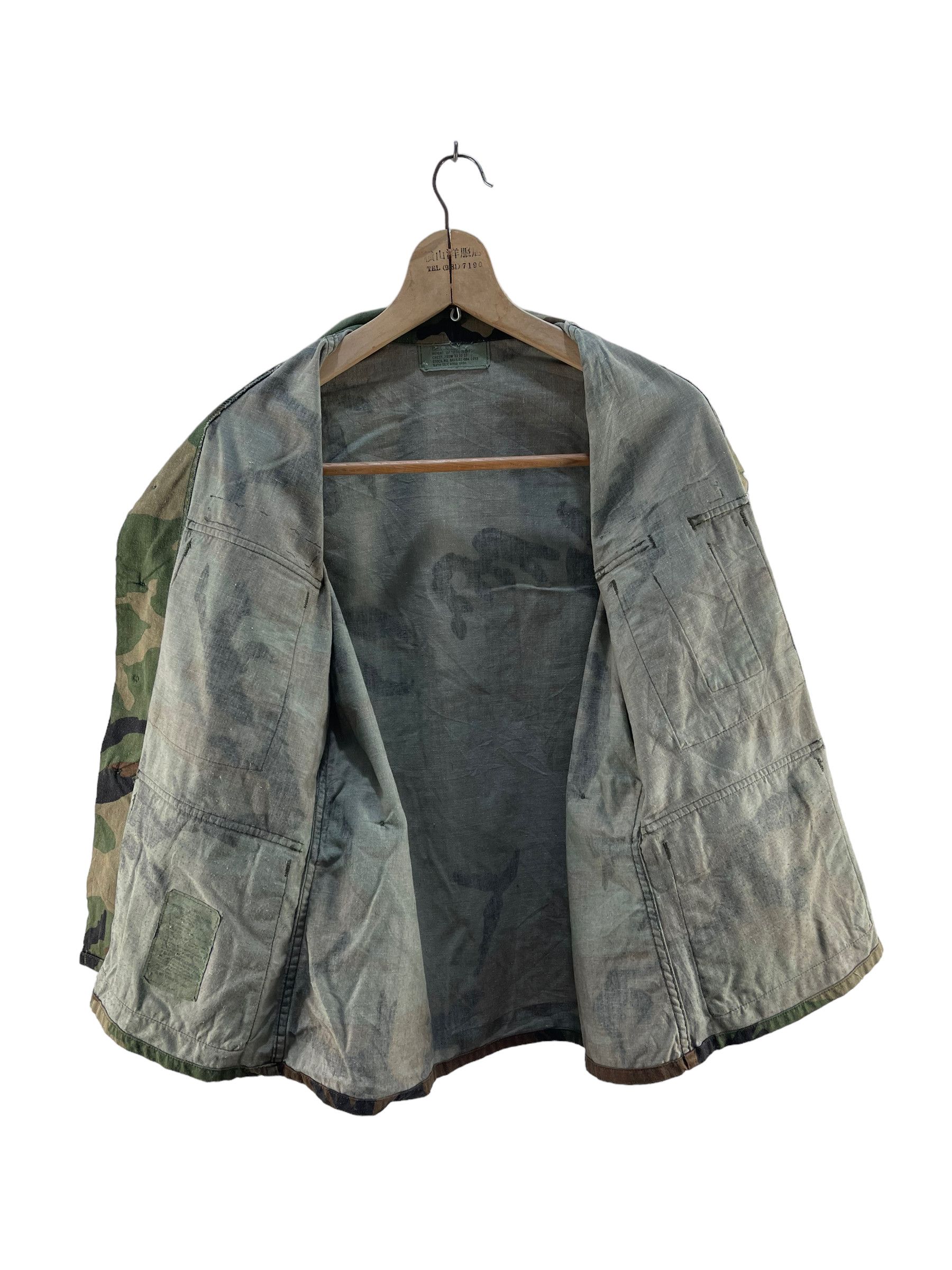 Other Vintage Woodland Camouflage Pattern Coat Combat Jacket Size US XXS / EU 40 - 3 Thumbnail