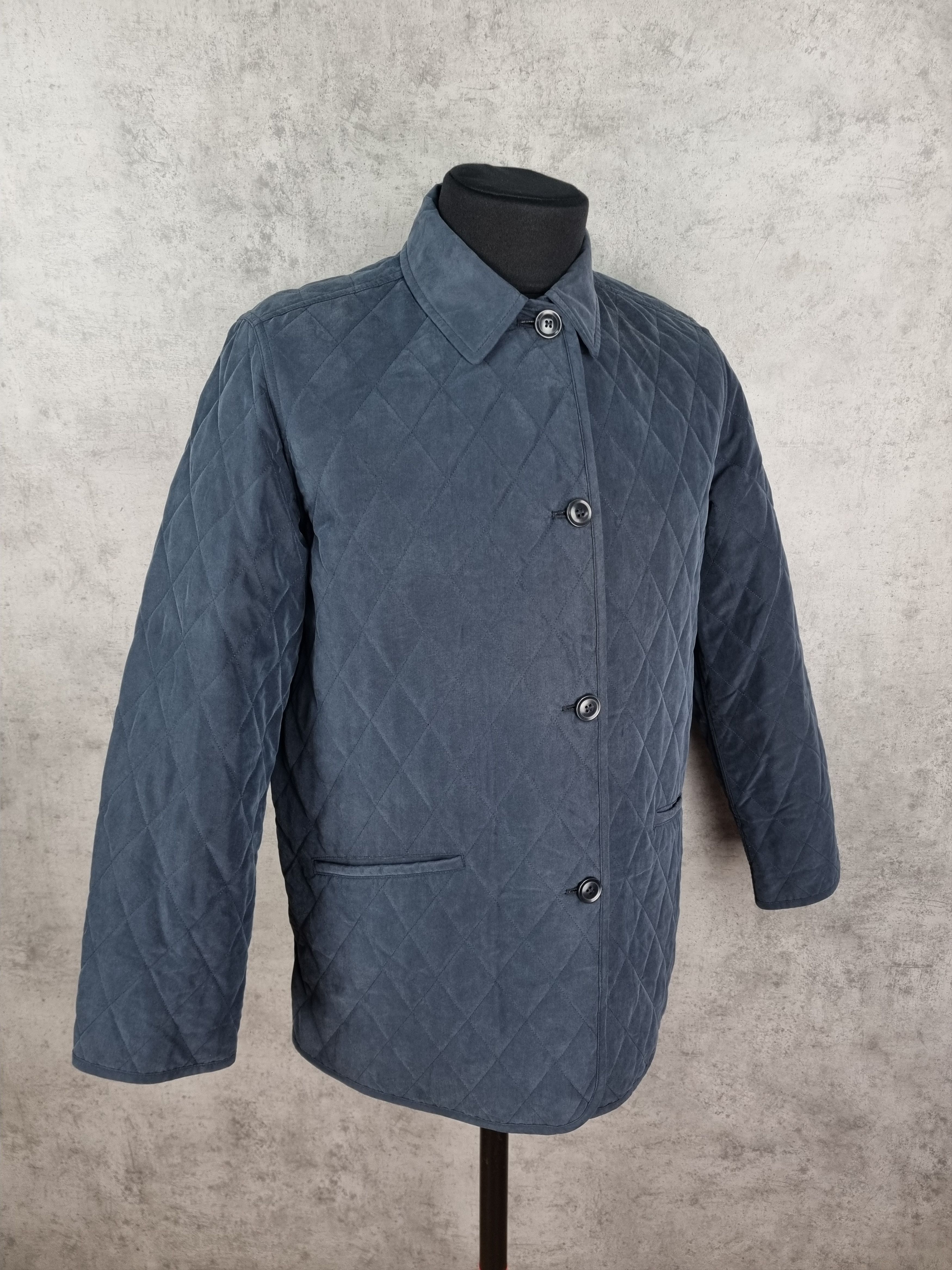 Allegri × Vintage 90s Allegri Quilted Jacket made in Italy Like Burberry Size US S / EU 44-46 / 1 - 5 Thumbnail