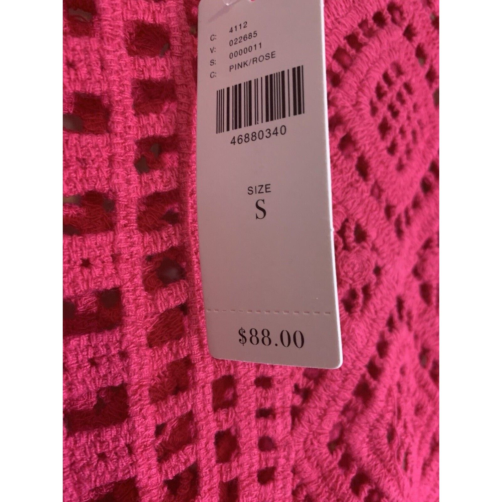 Anthropologie Anthropologie Blue Tassel Fuschia Blouse Size S Size S / US 4 / IT 40 - 8 Thumbnail