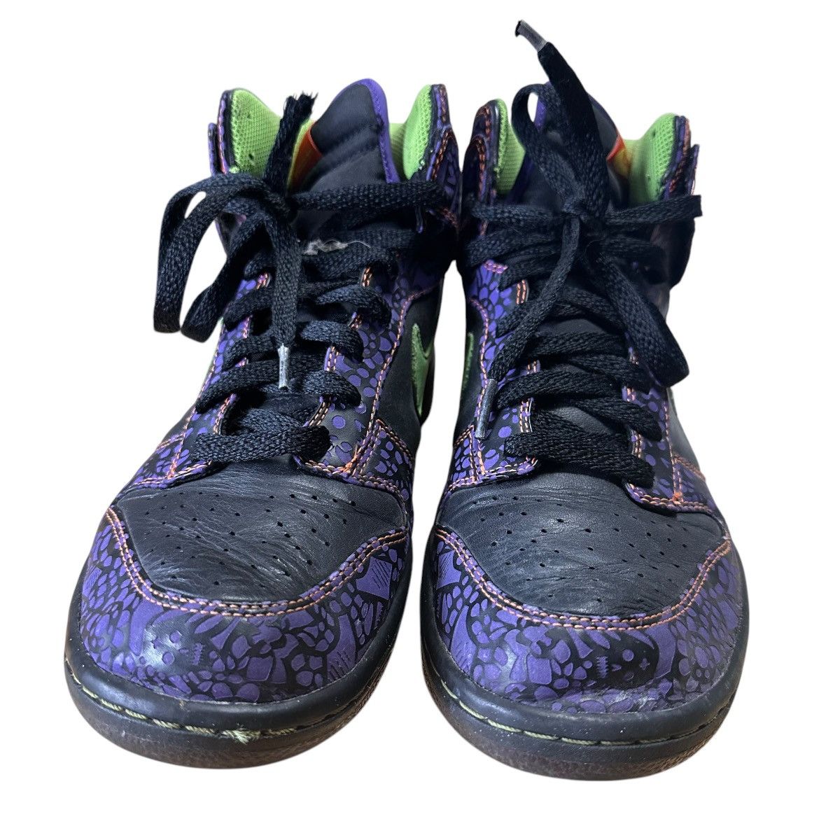 Nike × Vintage Nike Dunk Premium High Day Of The Dead Size 9.5 Size US 9.5 / EU 42-43 - 6 Thumbnail