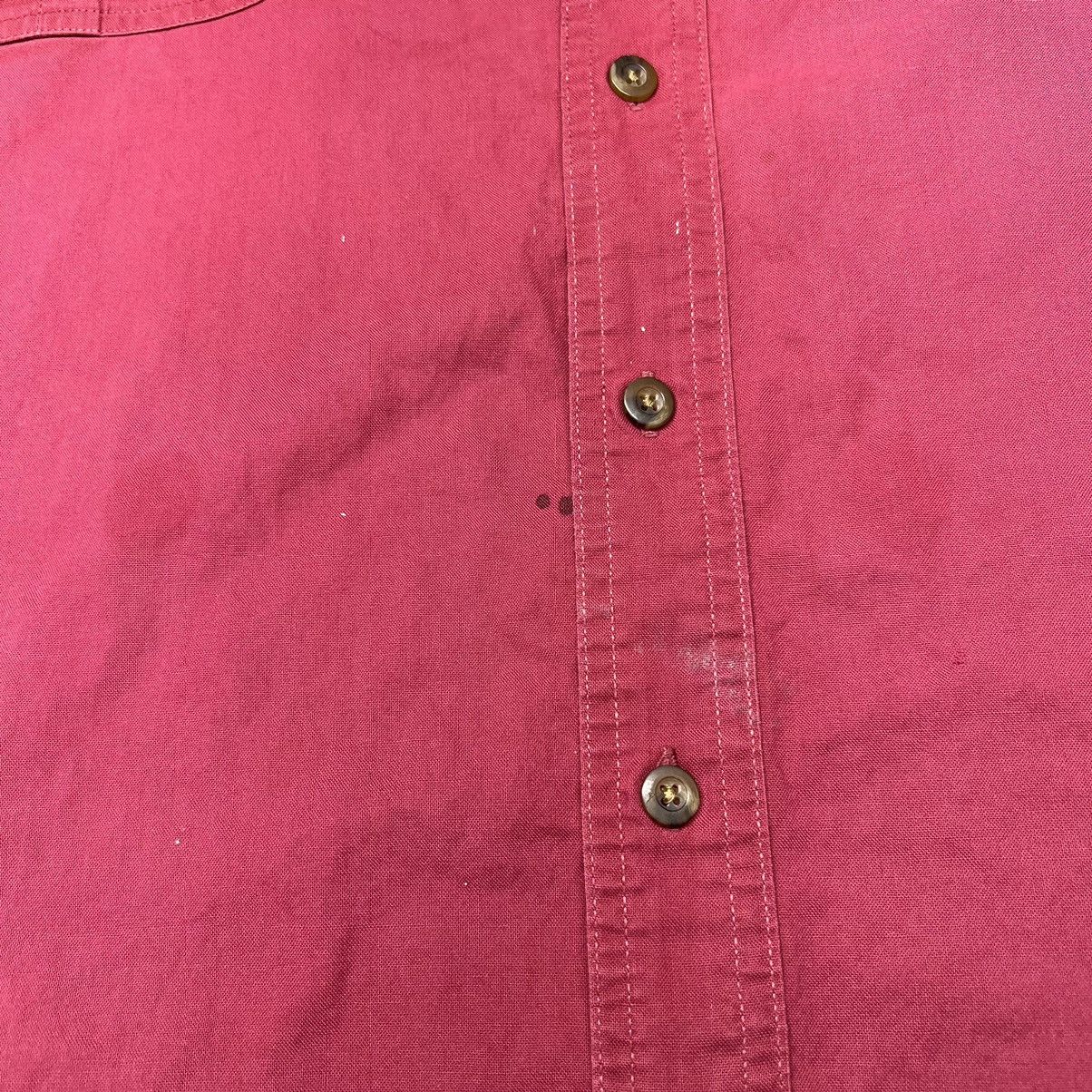 Cabelas Cabelas Button Up Shirt Red Long Sleeve Button Outdoor Gear Size US XXL / EU 58 / 5 - 4 Thumbnail
