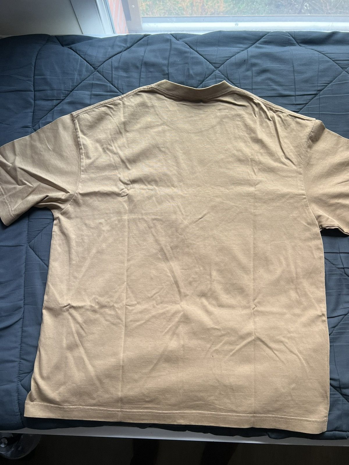 Balenciaga Balenciage T shirt - Maroon/Beige Size US M / EU 48-50 / 2 - 8 Thumbnail