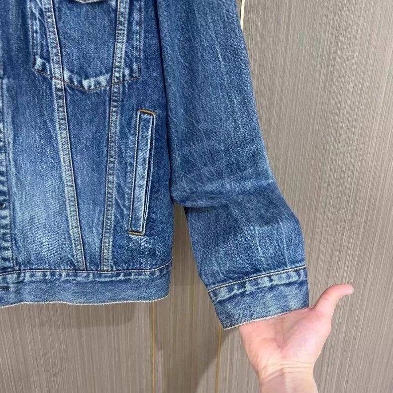 Balenciaga Balenciaga size 36 Back Letter Denim Jacket Size US S / EU 44-46 / 1 - 4 Thumbnail