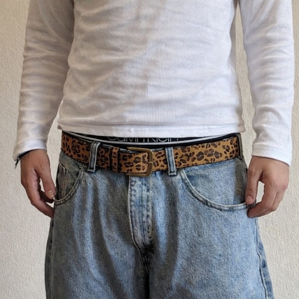 Japanese Brand Vintage Leopard Belt Size ONE SIZE - 1 Thumbnail