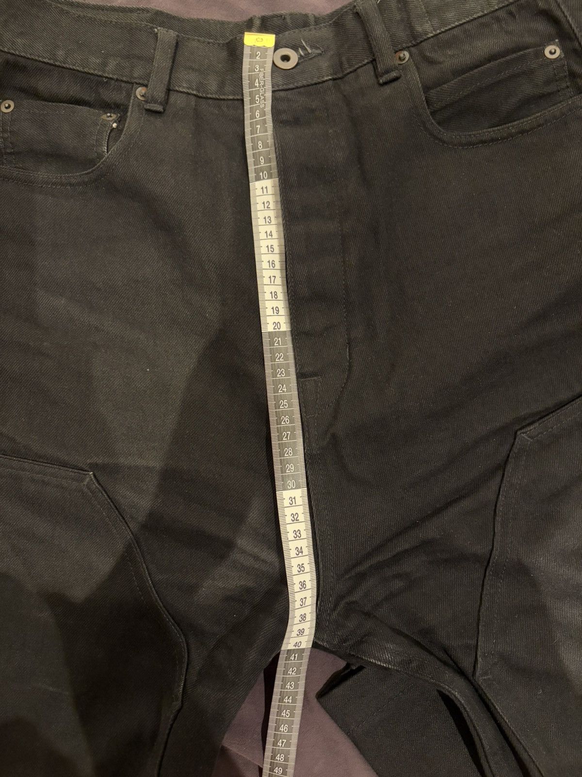 Rick Owens Drkshdw geth double knee carpenters MIJ Size US 31 - 11 Thumbnail
