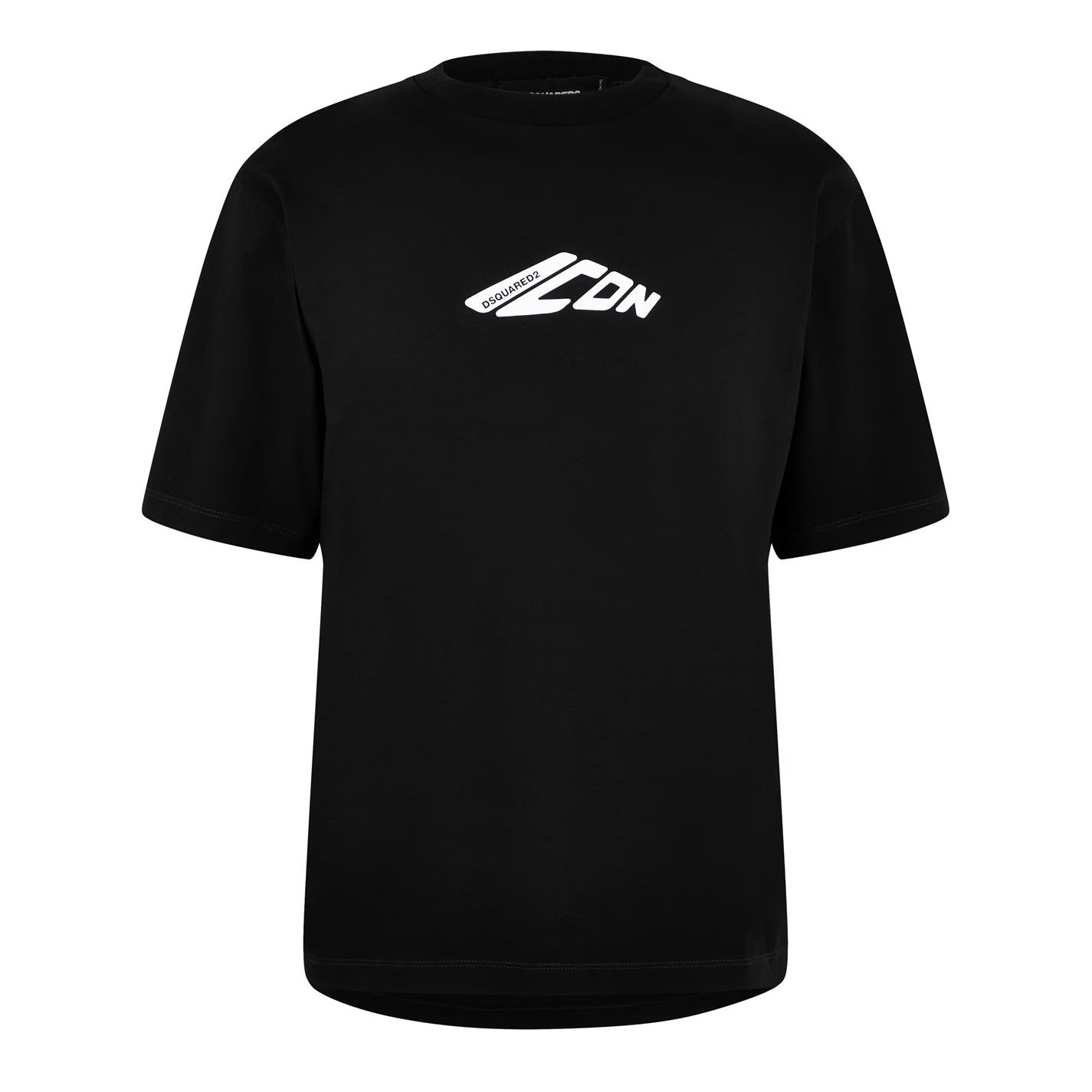 Dsquared2 o1g2r1mq0426 New Icon T-Shirt in Black Size US L / EU 52-54 / 3 - 1 Thumbnail