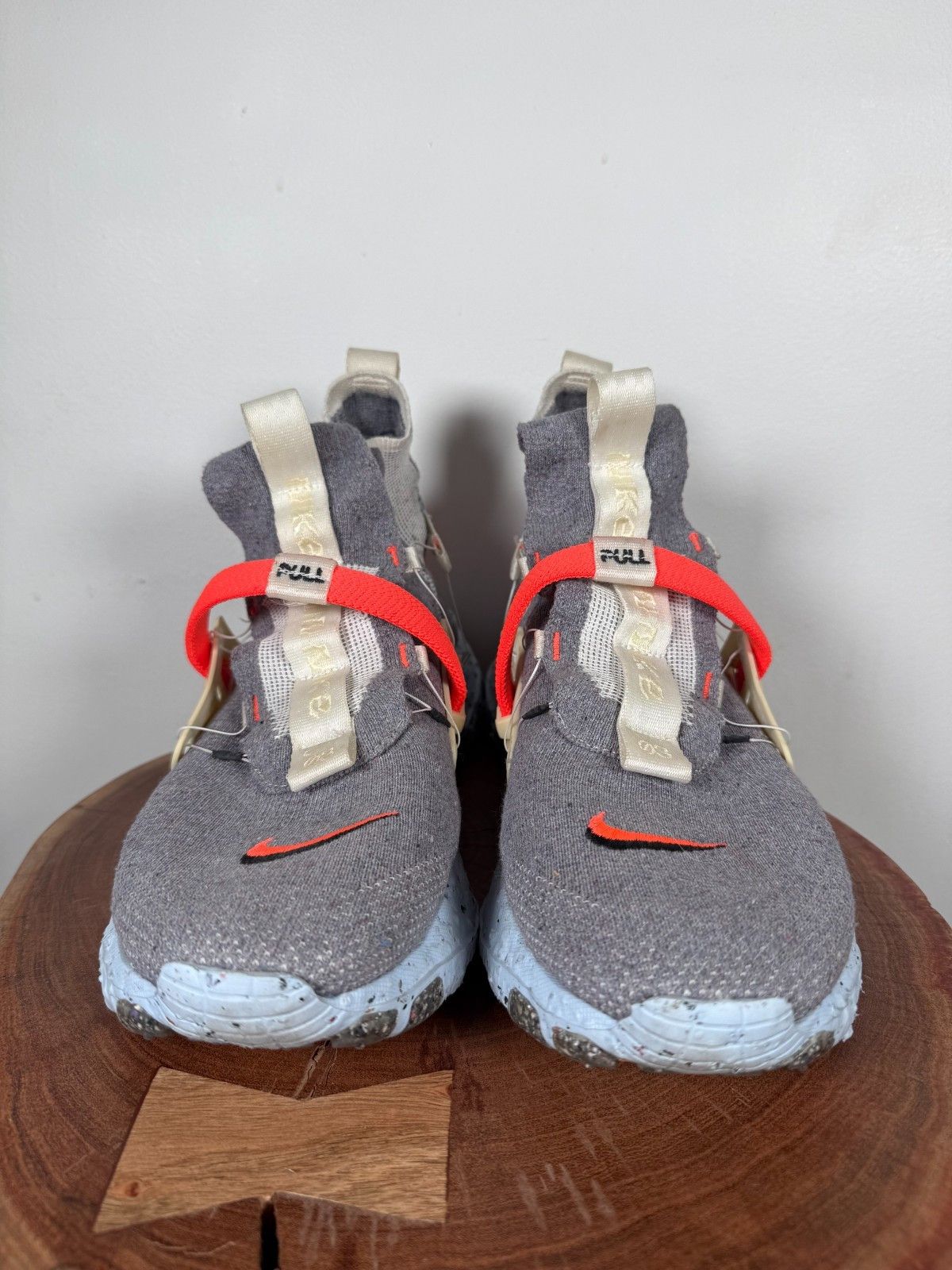 Nike Nike Space Hippie 03 OG Grey Total Crimson Sneakers Size US 9.5 / EU 42-43 - 2 Thumbnail