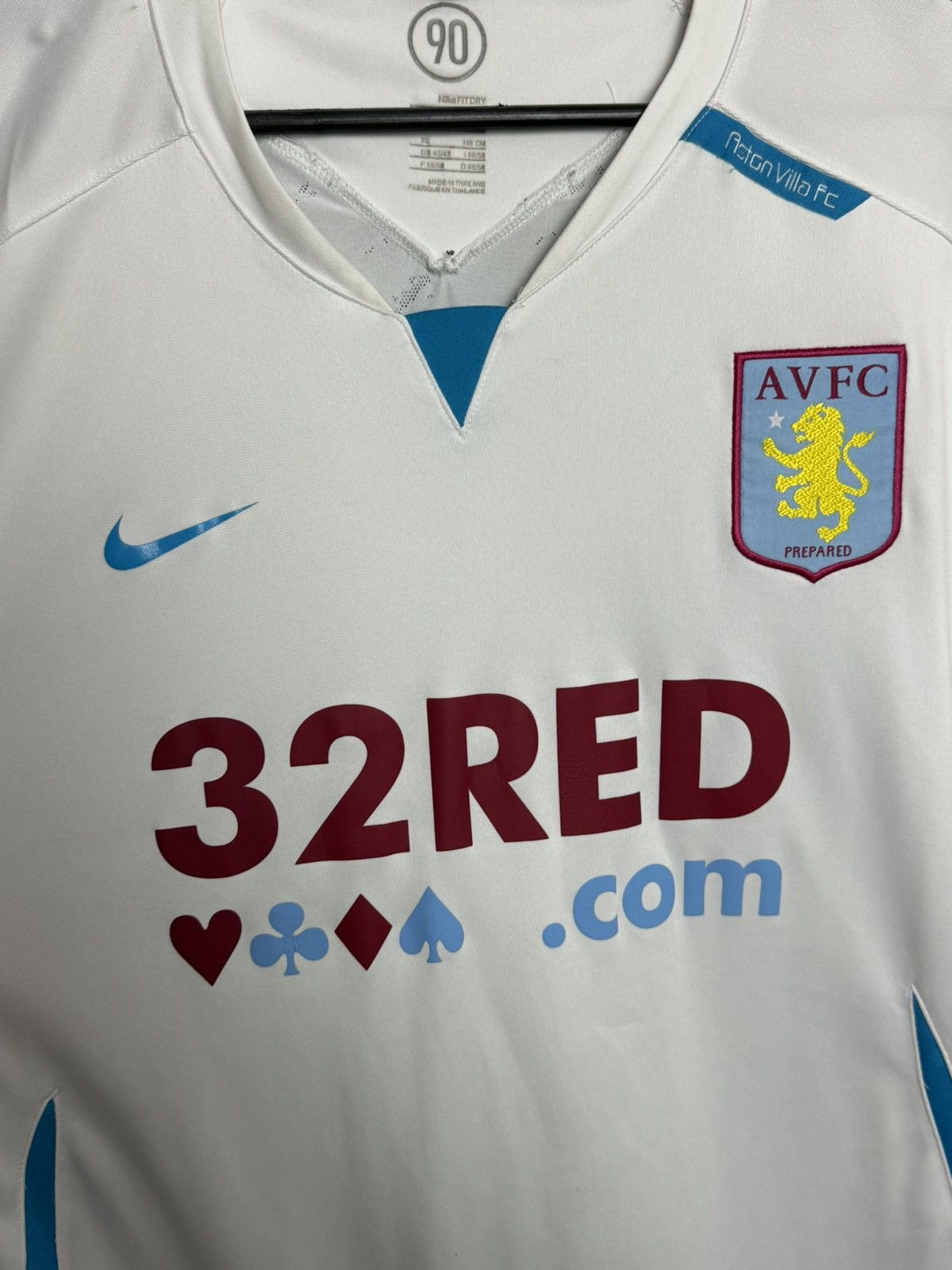 Nike Aston Villa 07/08 Training Football Jersey Size US XL / EU 56 / 4 - 3 Thumbnail