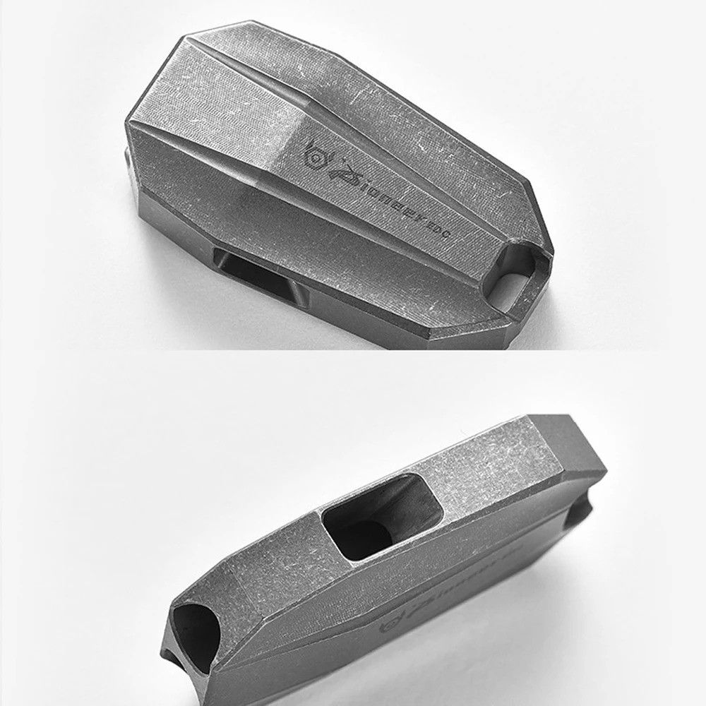 Whistles Whistle Titanium Pendant Coach Sports Camping Gift For Him Size ONE SIZE - 4 Thumbnail