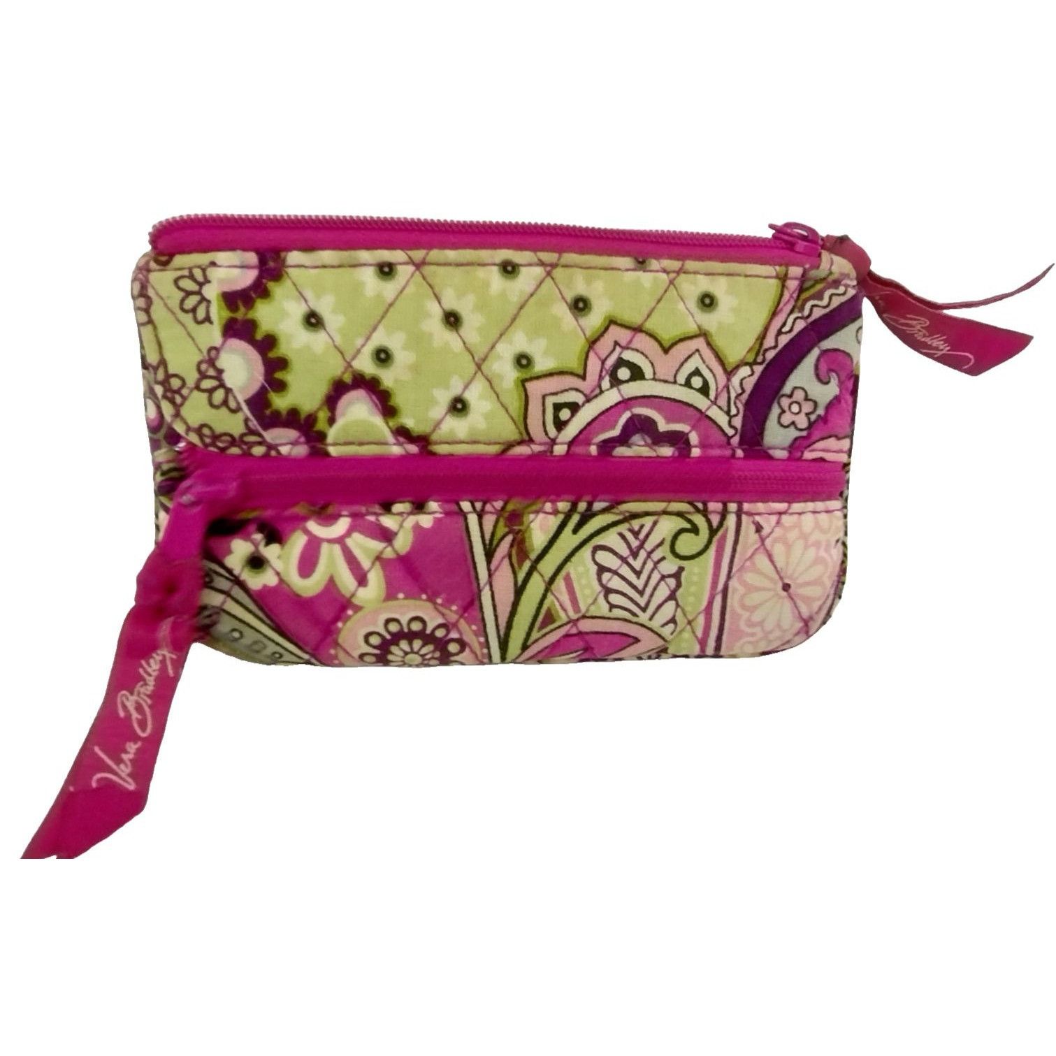 Vera Bradley Vera Bradley 5.5 inch Zippered Keychain Wallet Pink Paisley Size ONE SIZE - 1 Thumbnail