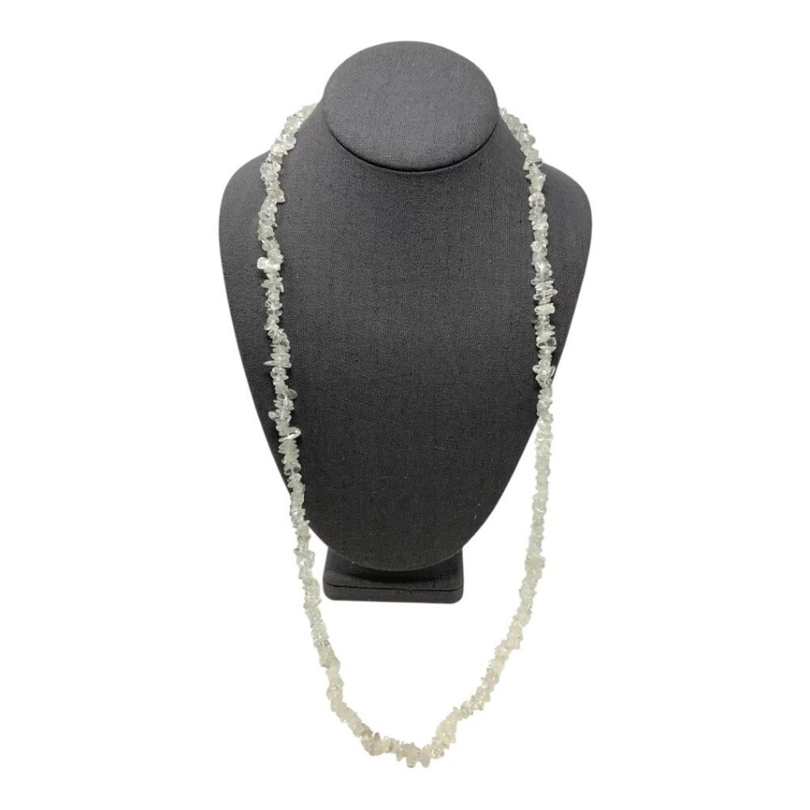Other Long Real Stone Quartz Chip Necklace Size ONE SIZE - 2 Thumbnail