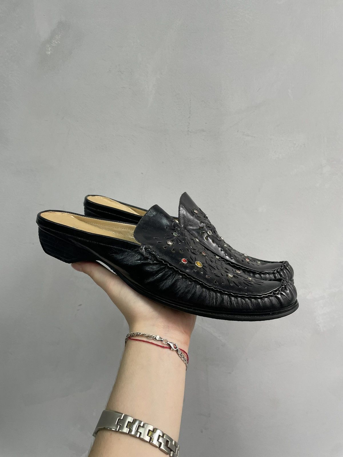 Hysteric Glamour Hystericglamour style loafers mules leather boots 90s Size US 6.5 / EU 39-40 - 2 Thumbnail
