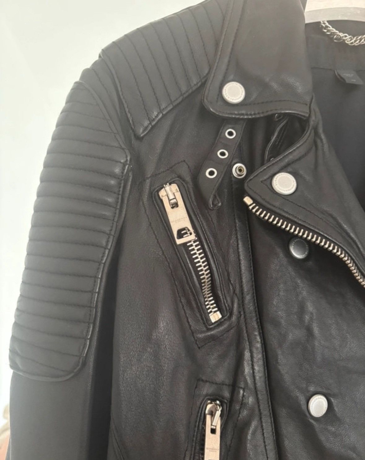Burberry Prorsum RARE PRORSUM LEATHER BIKER JACKET Size M / US 6-8 / IT 42-44 - 4 Thumbnail