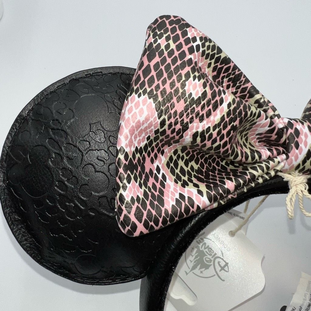 Disney Disney Loungefly Animal Kingdom Faux Snake and Leather Minnie Ears Size ONE SIZE - 3 Thumbnail