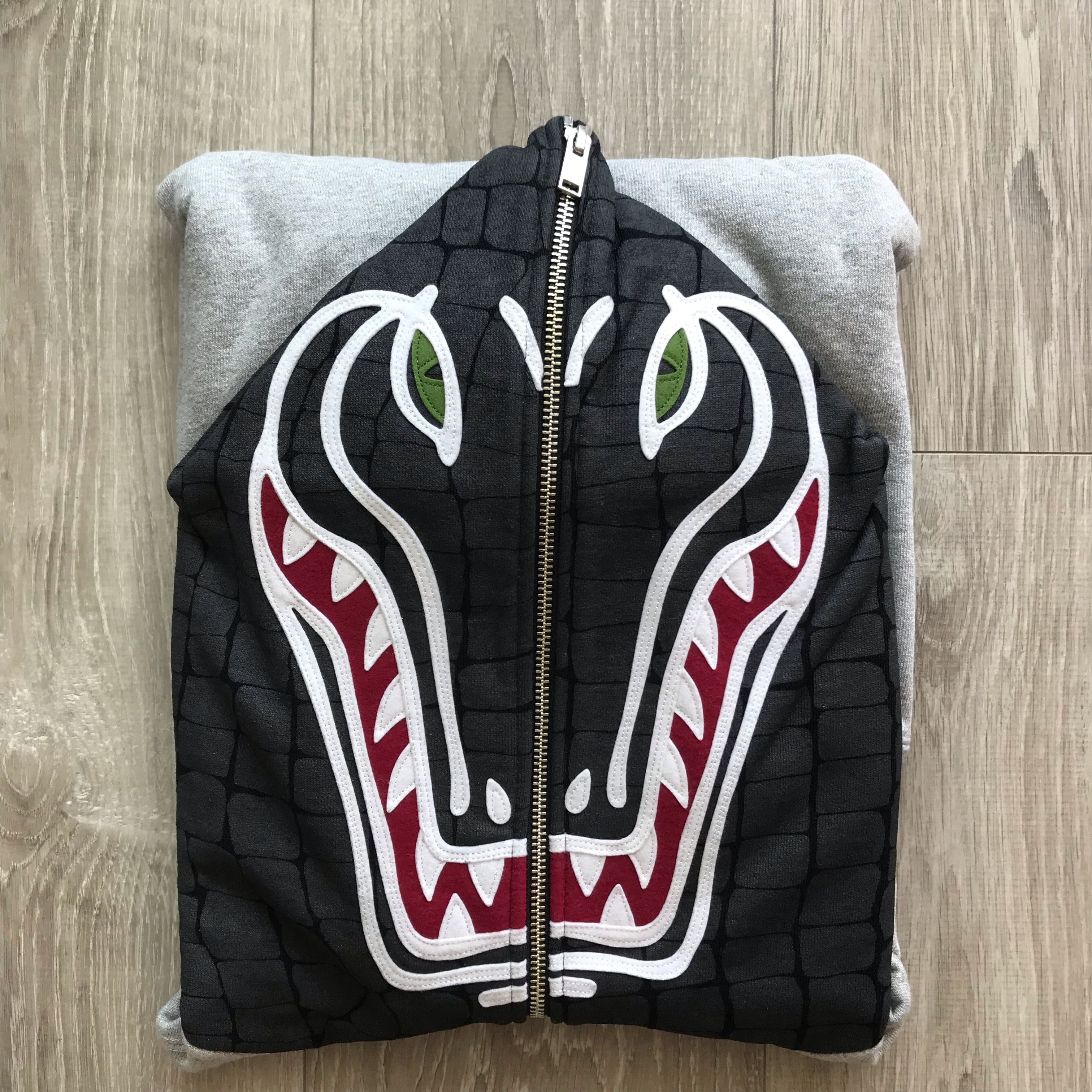 Bape × Lacoste Bape x Lacoste Shark/Alligator Hoodie | Grailed