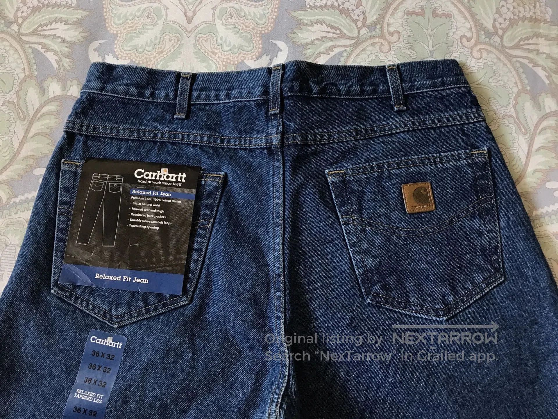 Carhartt Carhartt B17 DST Washed Jeans. Size US 36 / EU 52 - 5 Thumbnail