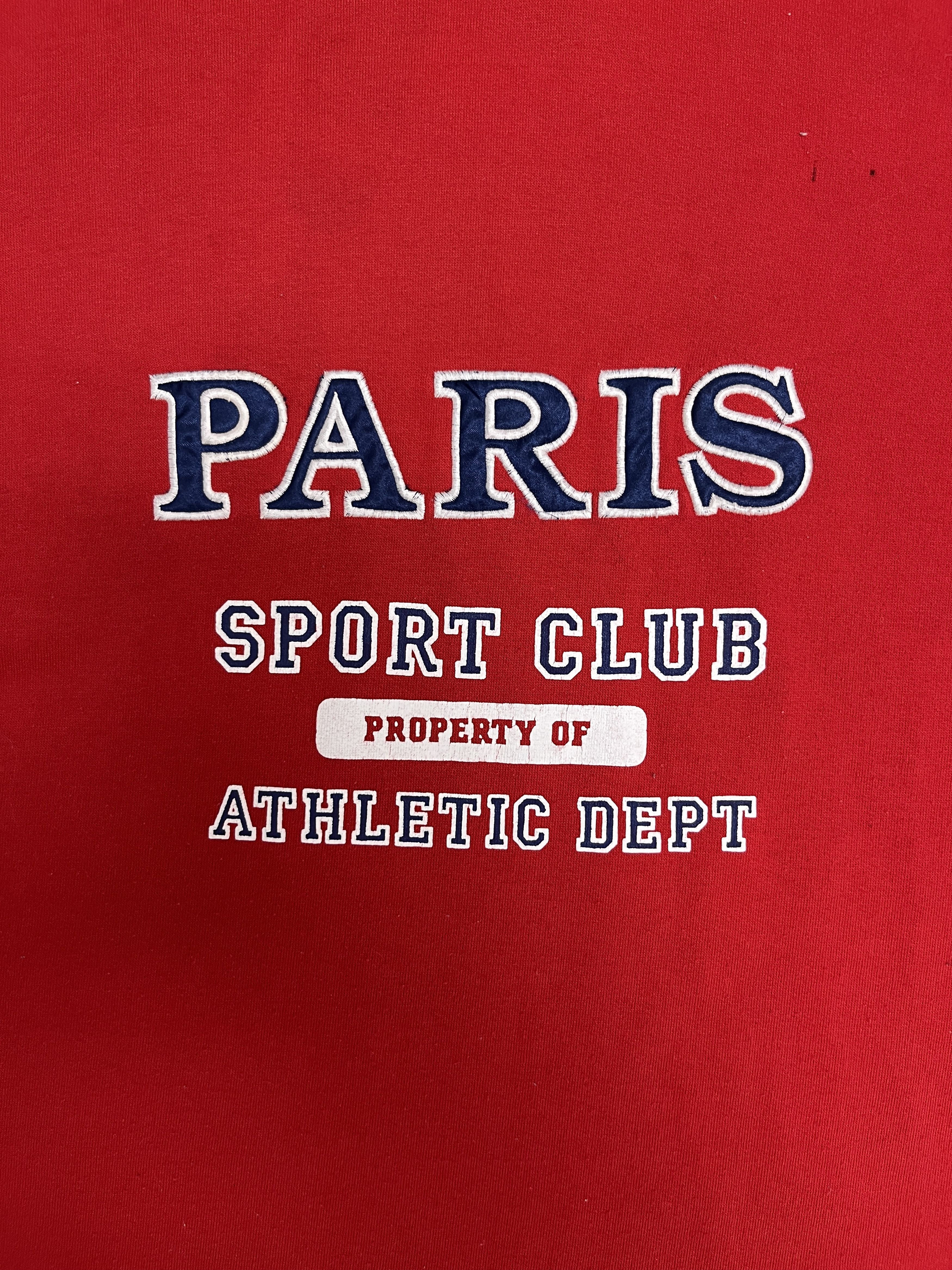 Vintage Paris Sport Club Athletic Dept Vintage Red Hoodie Size US M / EU 48-50 / 2 - 2 Thumbnail