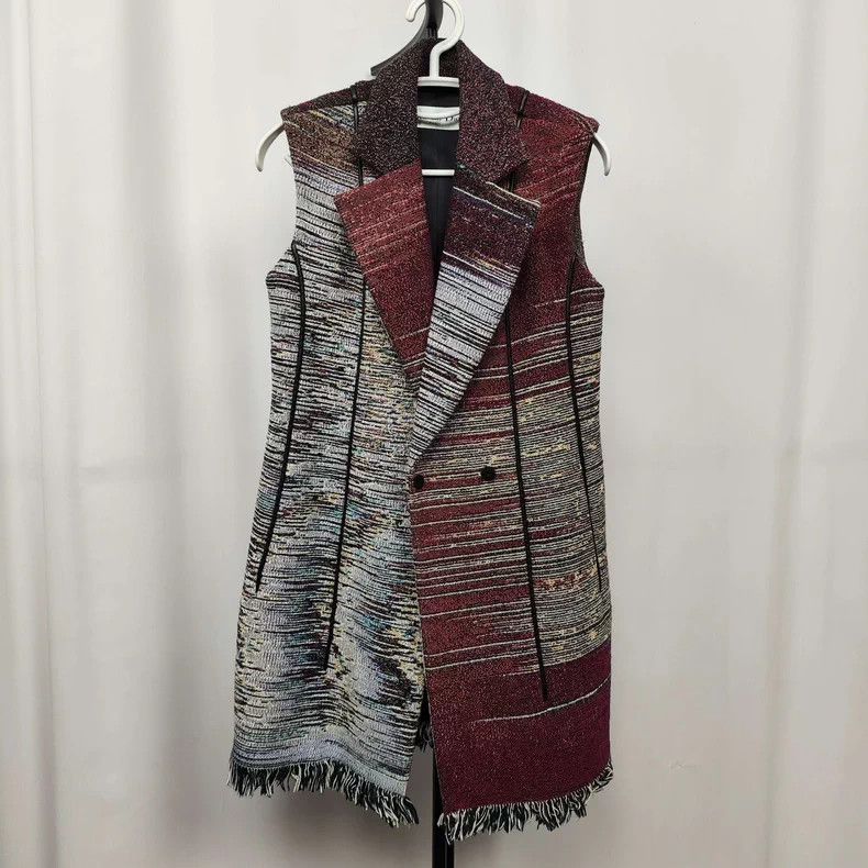 Dior Dior Colorblock Wool Long Coat - dmc Size US XS / EU 42 / 0 - 1 Thumbnail