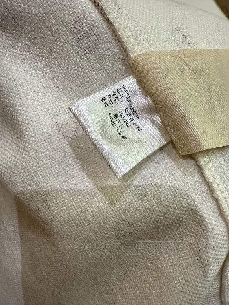 Hermes Hermes White Pig Nose Dress with Full Print of Pig Nose Lo Size XS / US 0-2 / IT 36-38 - 6 Thumbnail