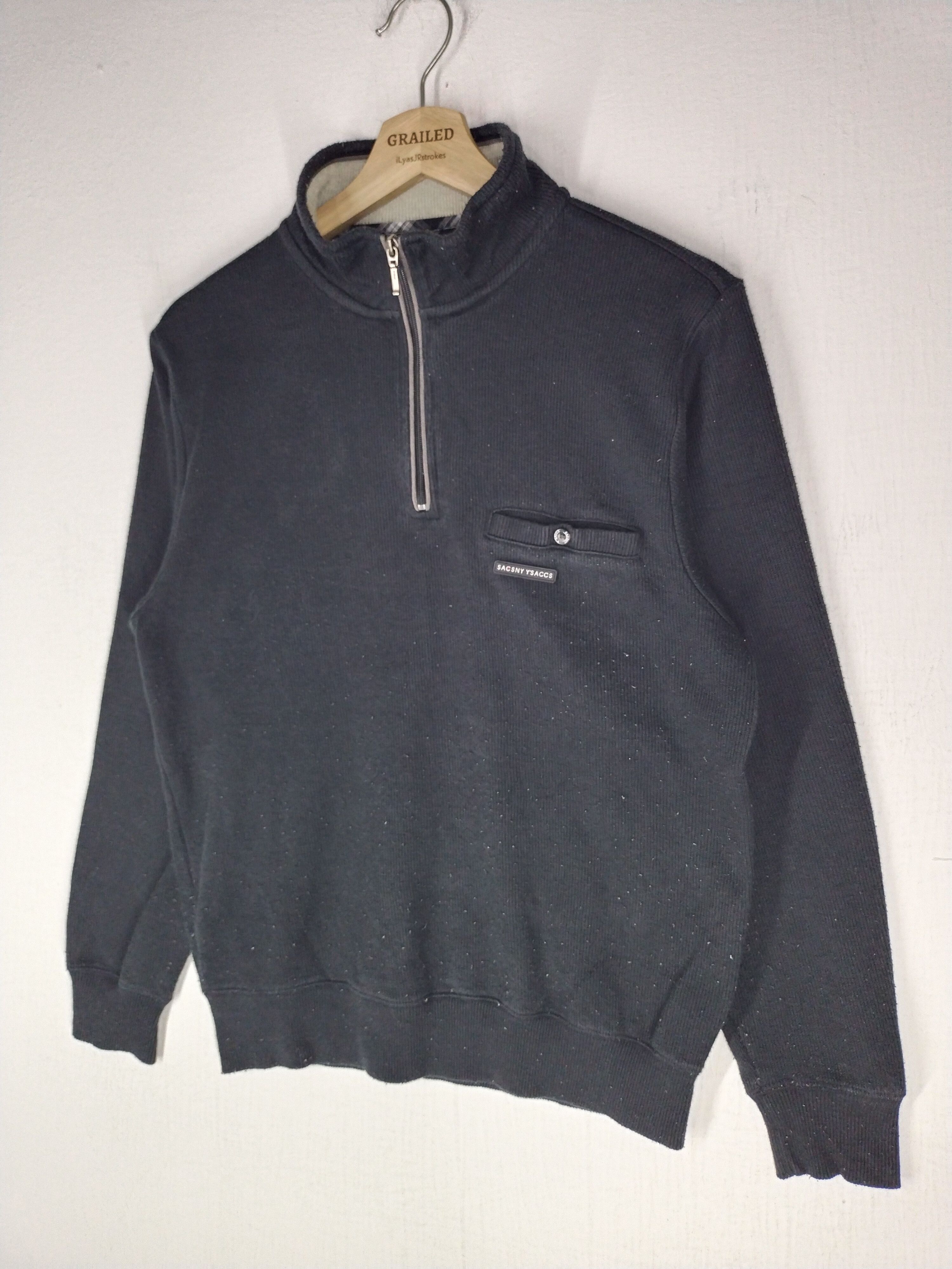 Y's × Yohji Yamamoto Sacsny Y'saccs Yohji Yamamoto Half Zipper Size US M / EU 48-50 / 2 - 3 Thumbnail