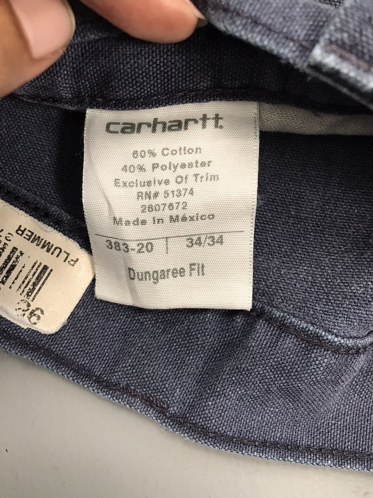 Carhartt × Vintage Vintage Carhartt dungaree fit carpenter denim Size US 34 / EU 50 - 8 Thumbnail