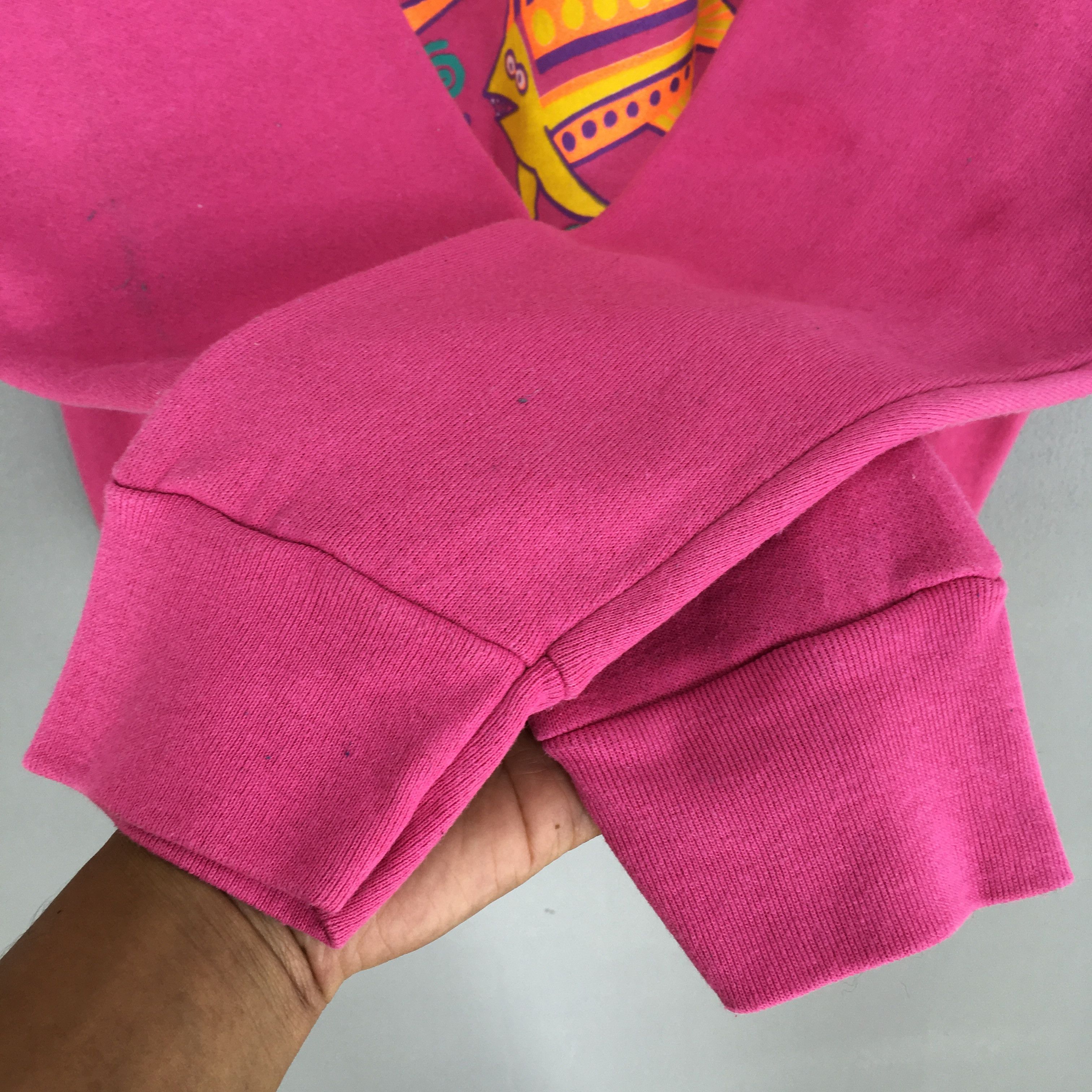 Vintage Vintage 90s San Diego Beach Pink Sweatshirt Xlarge Size US XL / EU 56 / 4 - 4 Thumbnail